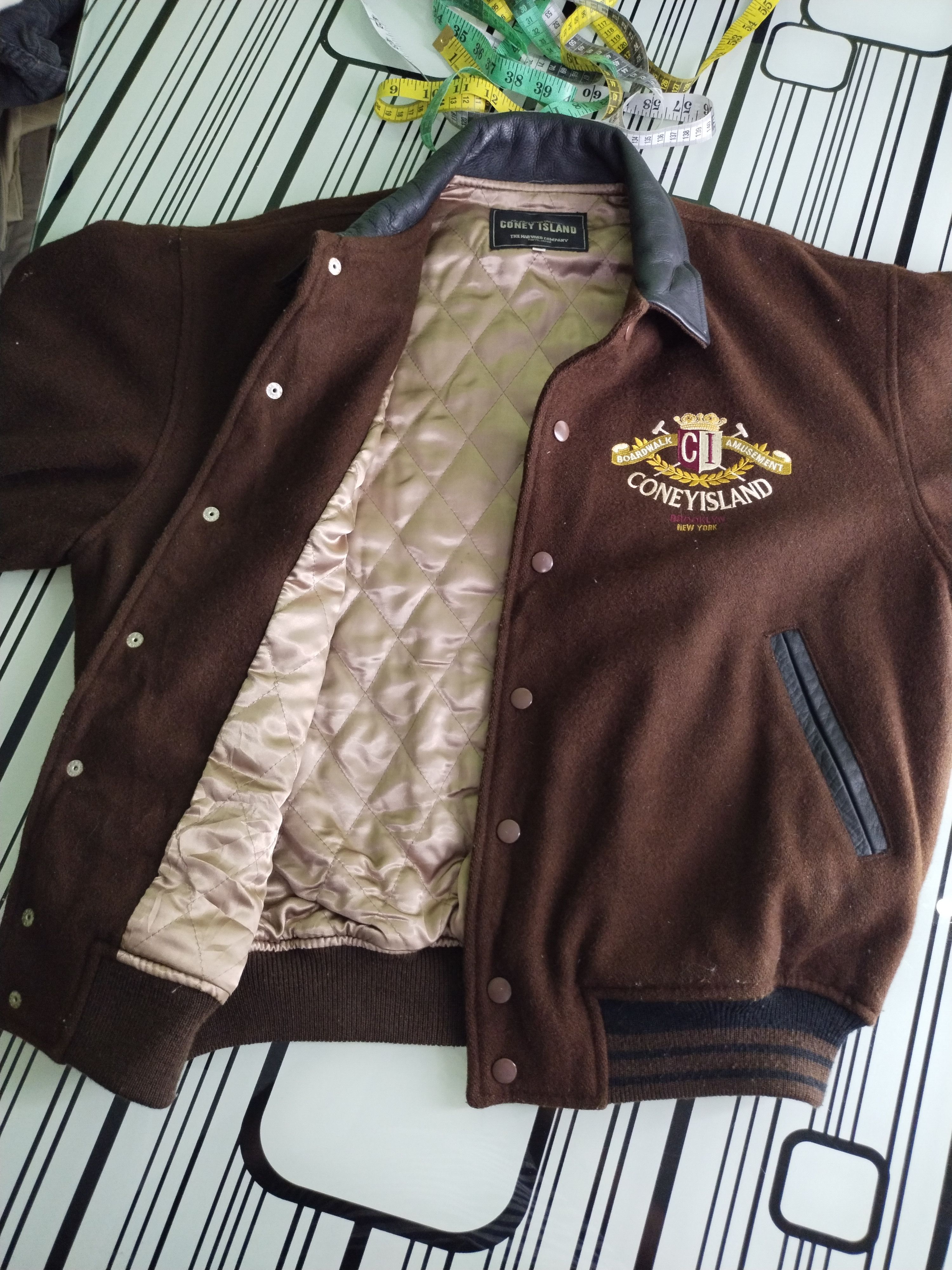 Japanese Brand Vtg Coney Island The Harvard Company Wool Varsity Jacket Size US M / EU 48-50 / 2 - 6 Thumbnail