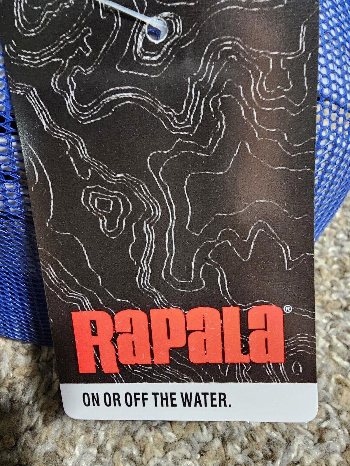 Designer RAPALA Fishing Lures Blue Mesh OSFA snapback Promo Hat NWT Size ONE SIZE - 4 Thumbnail