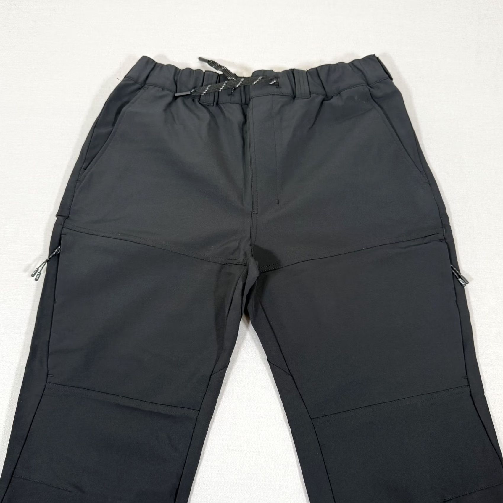 Vintage BYLT Pants Mens Medium Black Jogger Softshell Stretch Elastic Waist Zip Pockets Size US 31 - 2 Thumbnail