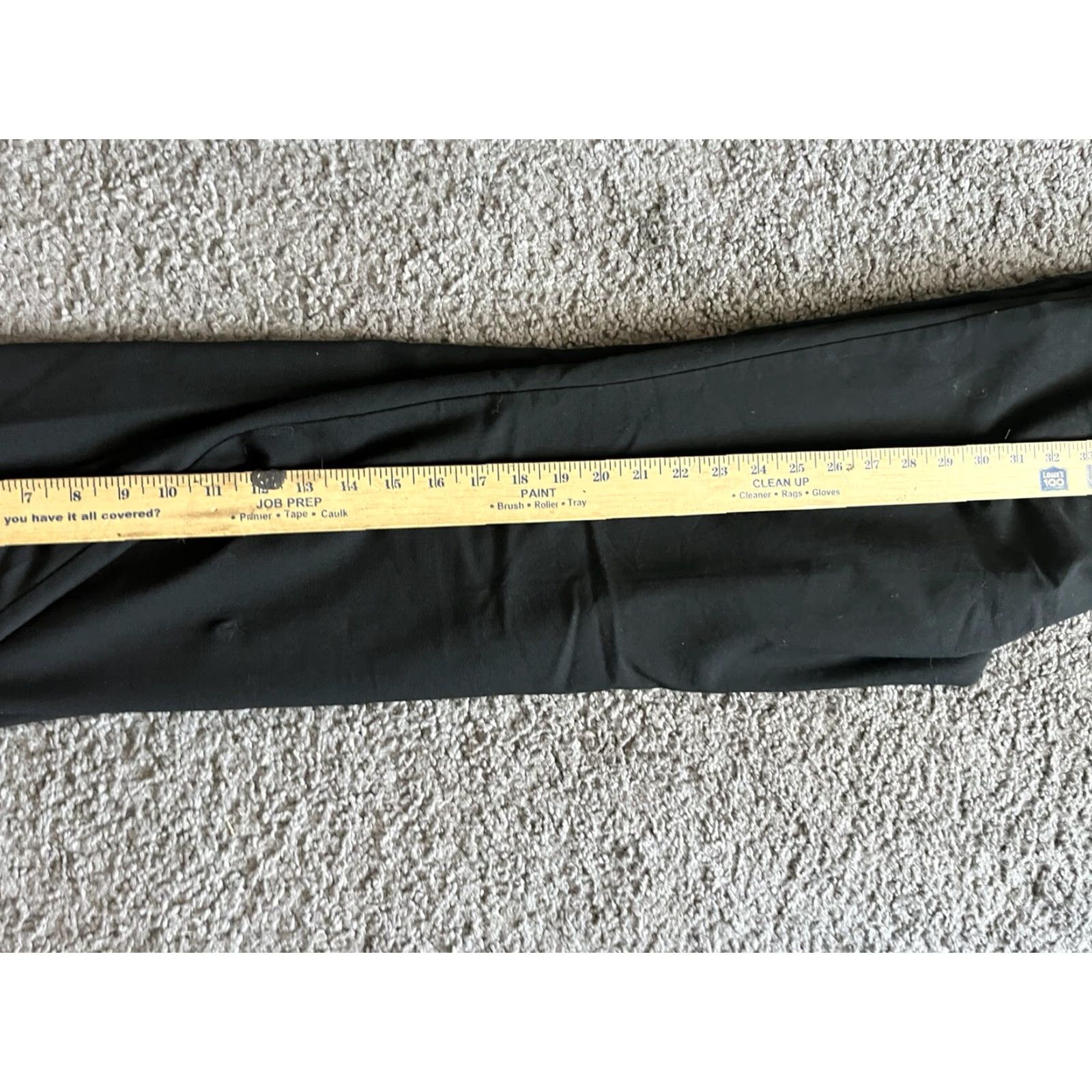 Talbots Talbots Women’s Black Casual Straight Polyester Blend Solid Pants Sz. 4 Size 27" / US 4 / IT 40 - 6 Thumbnail