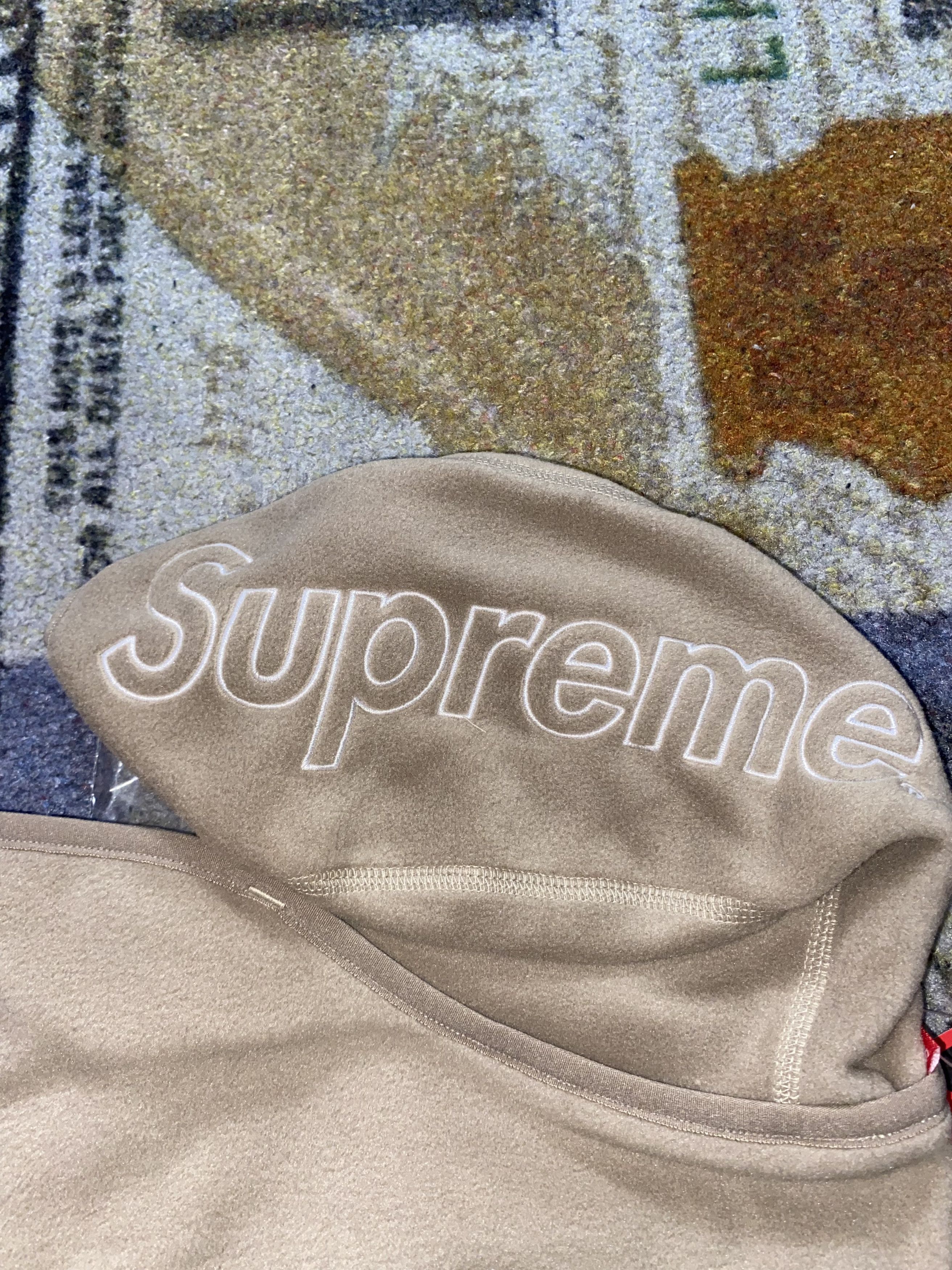 Polartec × Supreme Supreme Polartec Balaclava Tan Size ONE SIZE - 2 Thumbnail