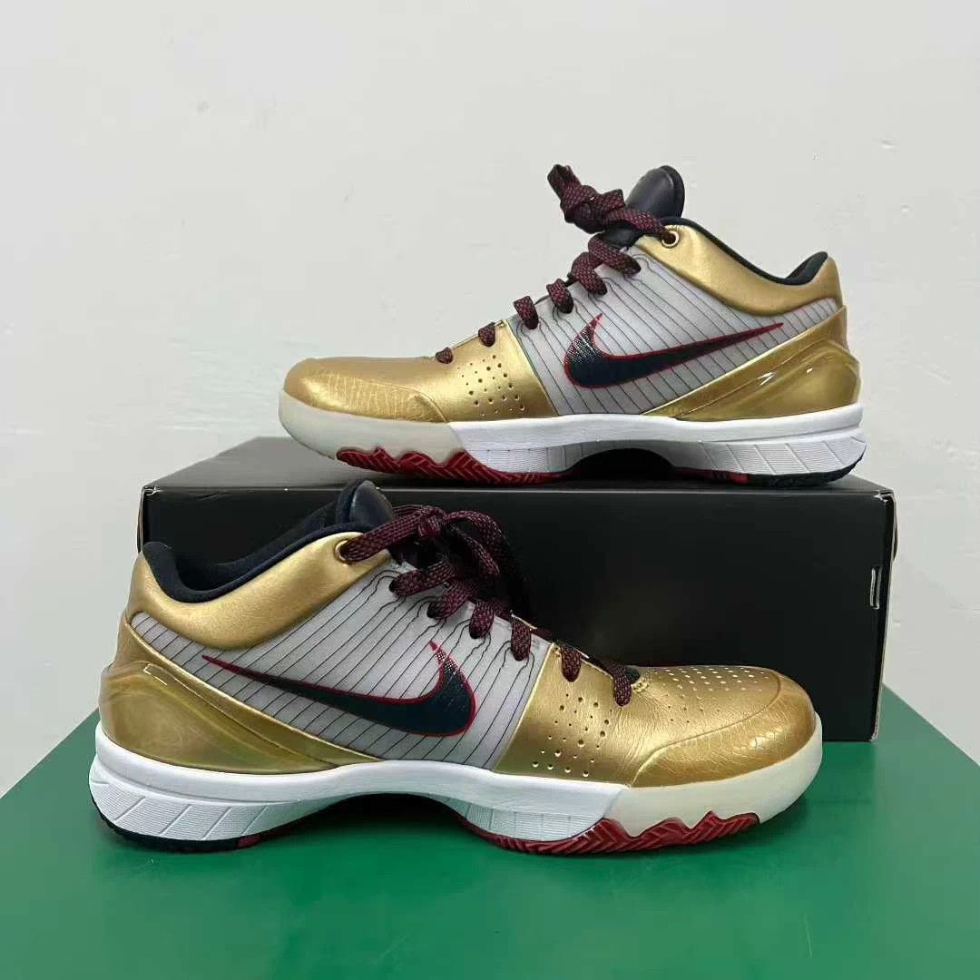 Nike Nike Kobe 4 Gold EUR41 1w $1200 OG Box Size US 8 / EU 41 - 5 Thumbnail