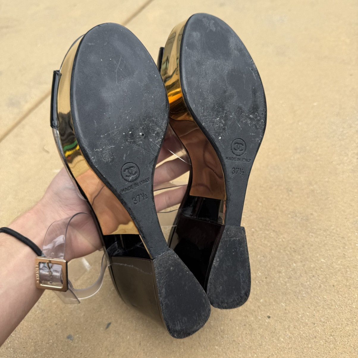 Chanel Chanel Platform Sandals Size US 7.5 / IT 37.5 - 5 Thumbnail