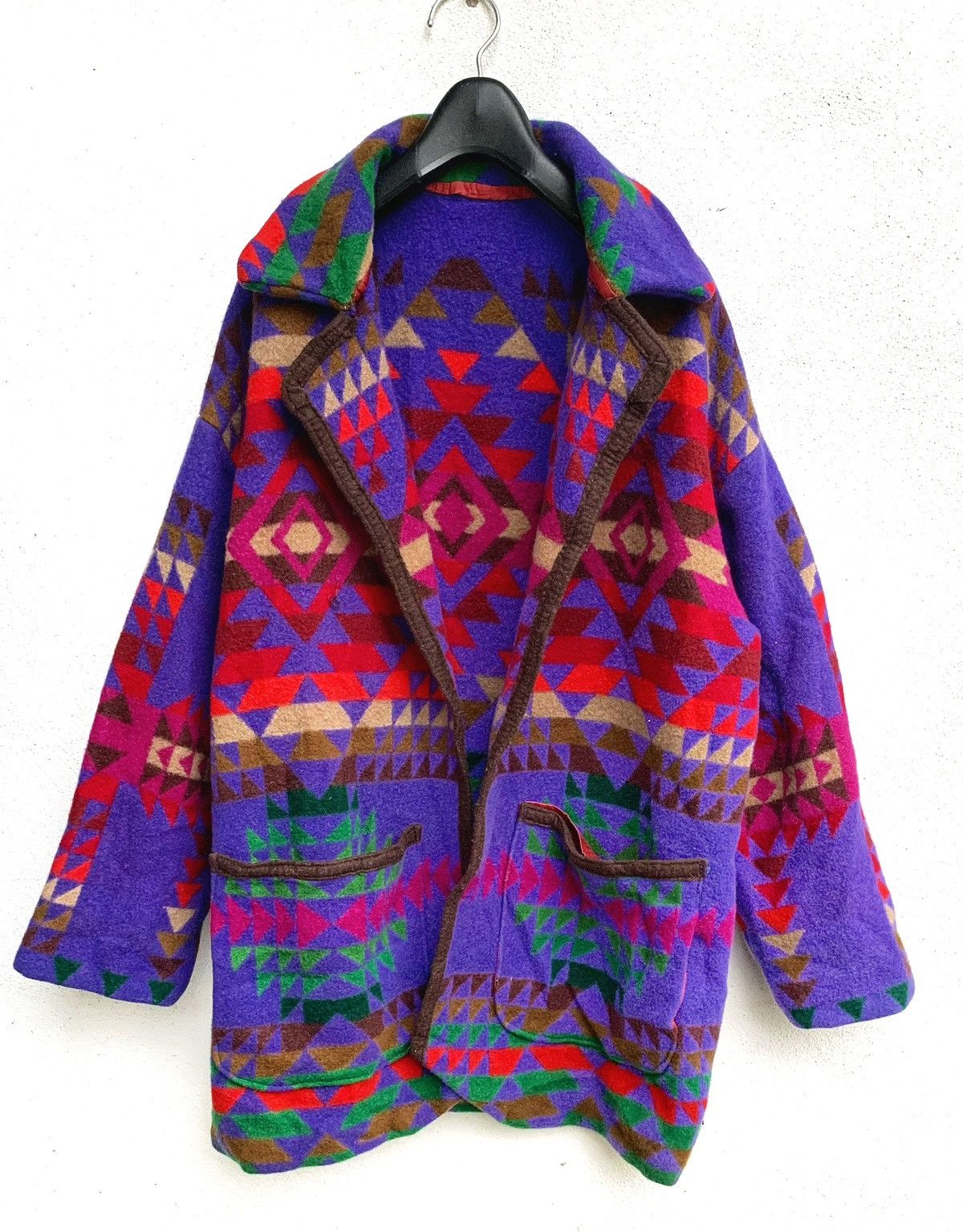 Handmade × Vintage Unbutton Navajo jacket Wool. Size US XL / EU 56 / 4 - 2 Thumbnail