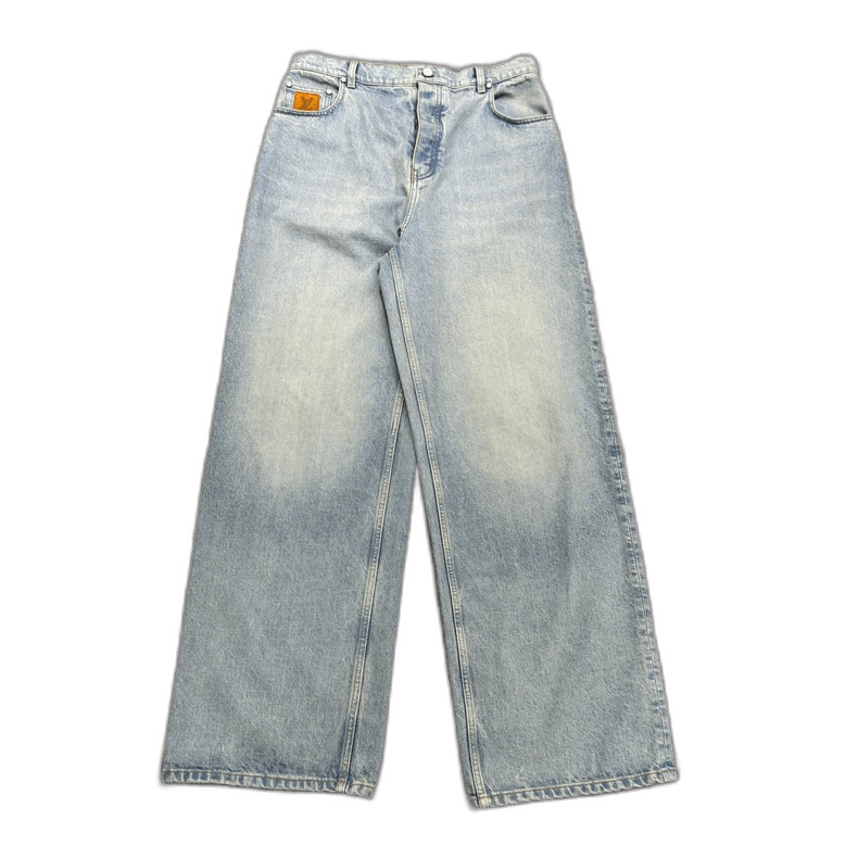 Louis Vuitton Louis Vuitton WaterWashed Distressed Jeans-2506 Size US 29 - 1 Thumbnail