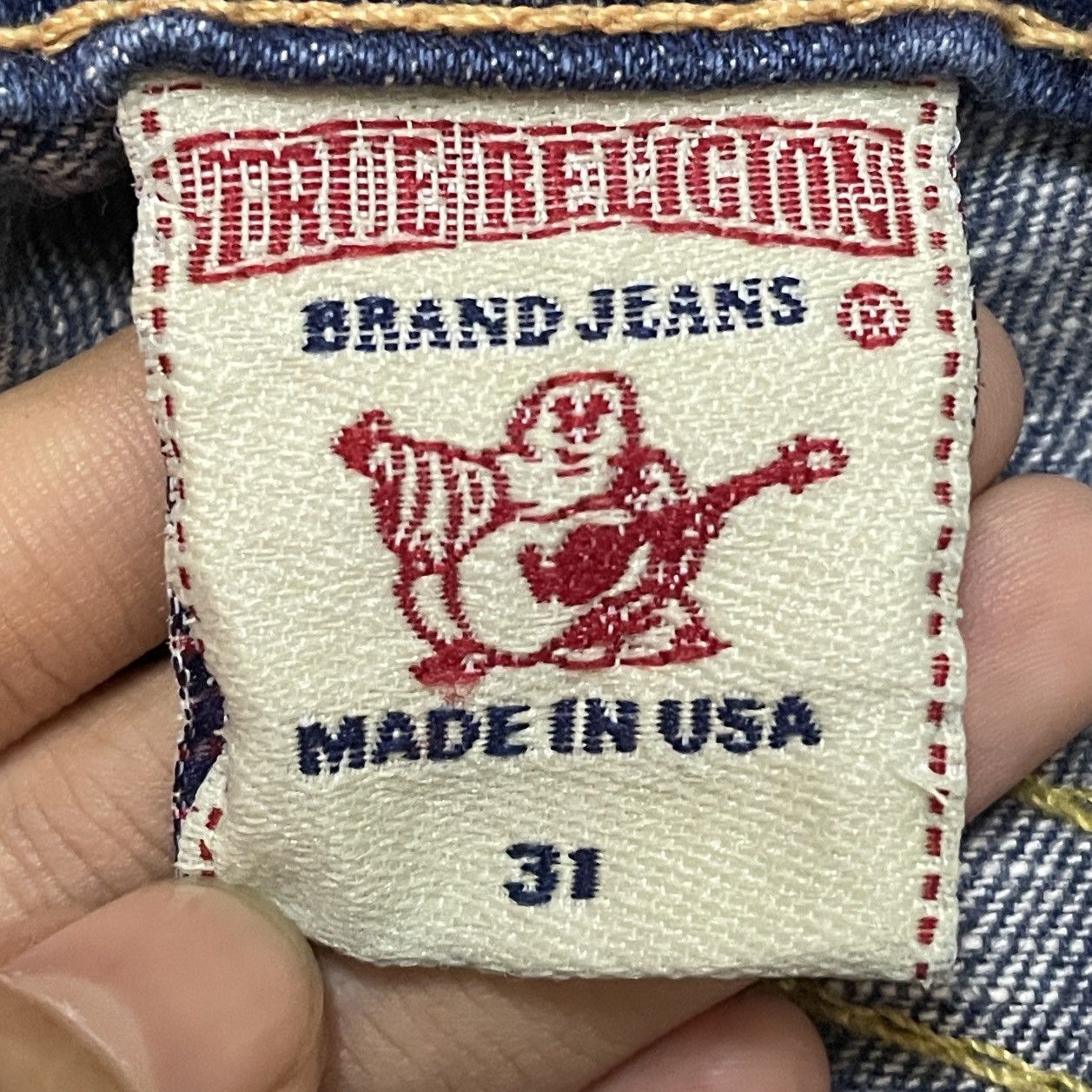 True Religion × Vintage Rare Vintage True Religion Made In Usa Flared Jeans 1990s Size US 31 - 11 Thumbnail
