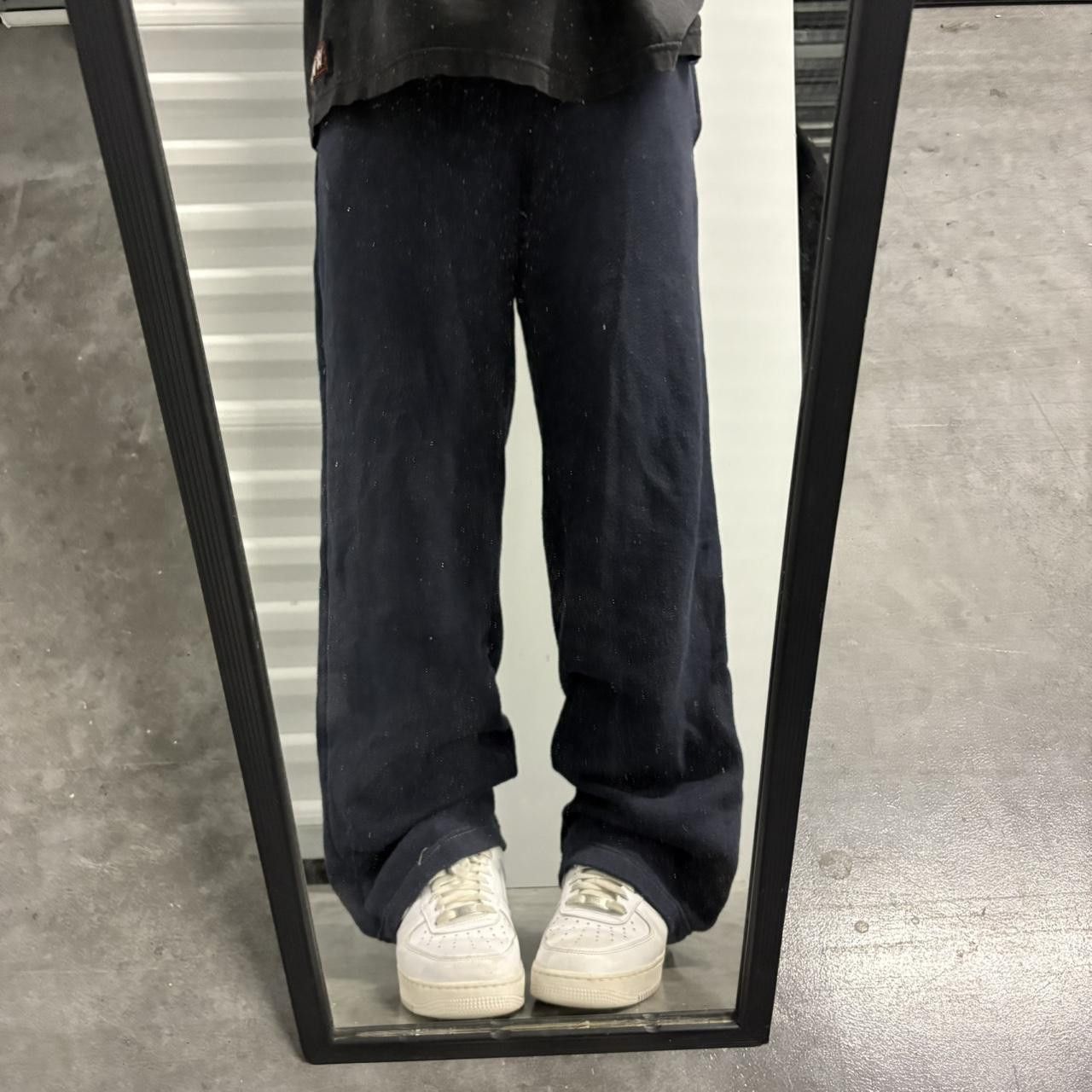 Gap × Vintage Crazy Vintage Y2K/2000s Baggy Wideleg Navy Blue Gap Sweatpants! Size US 30 / EU 46 - 1 Thumbnail