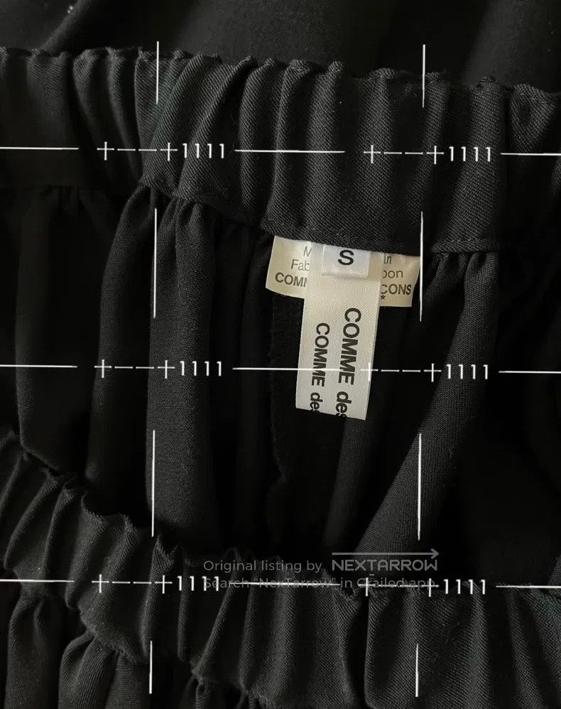 Comme des Garcons Comme Des Garcons size S Wool Low-Rise Lantern Pants Class Size 23" - 6 Thumbnail