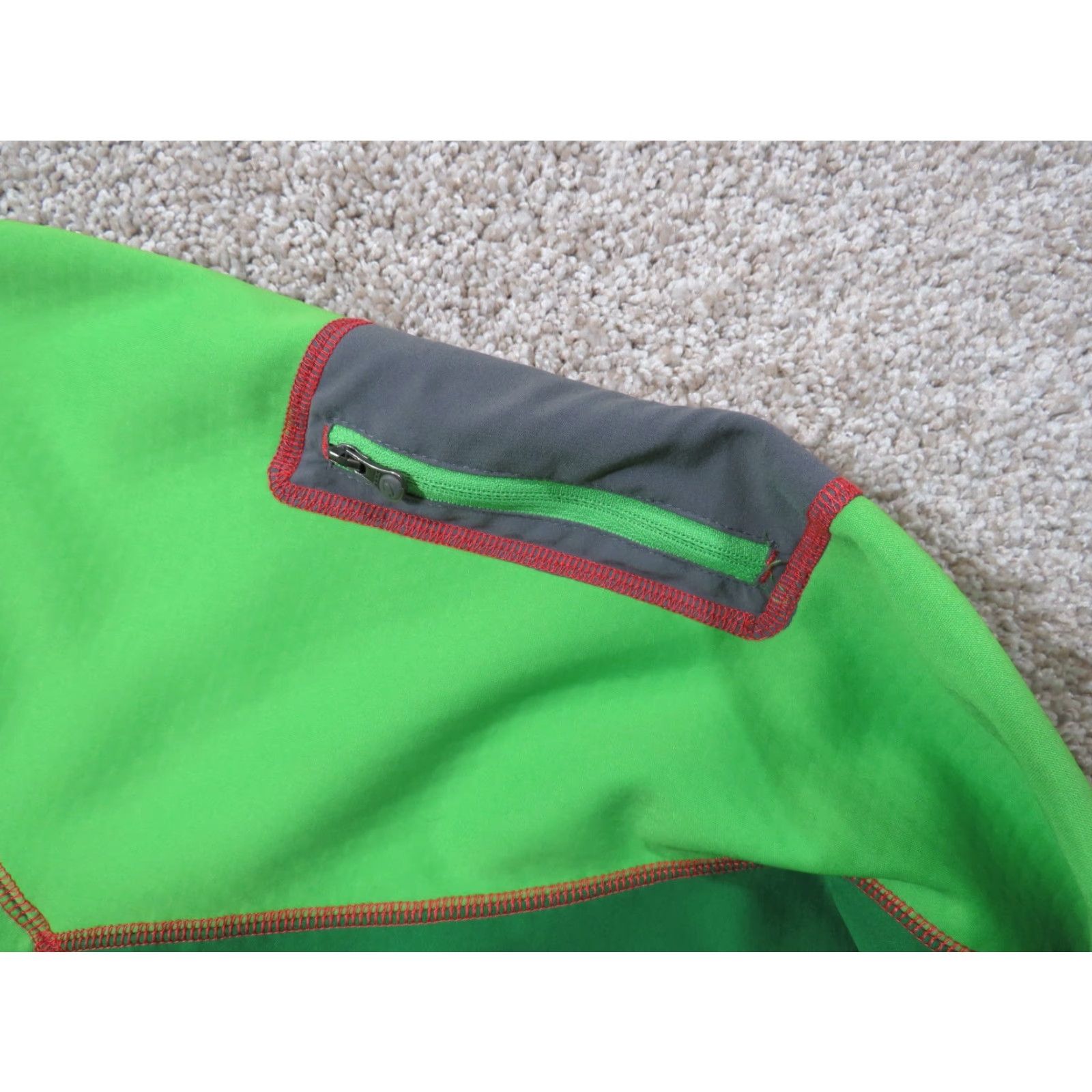 Vintage Cabela's Women's Fleece Full Zip Jacket XL Neon Green Zip Pockets Mock Neck Size XL / US 12-14 / IT 48-50 - 6 Thumbnail