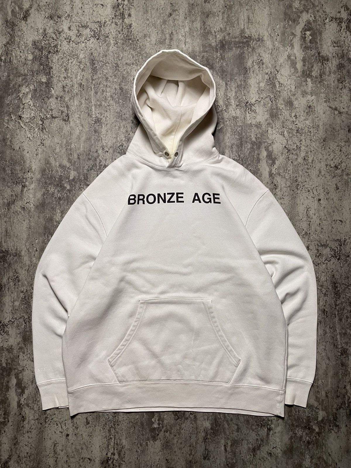 Vintage Bronze Age Skateboard Hoodie Pull Over Size US L / EU 52-54 / 3 - 2 Thumbnail