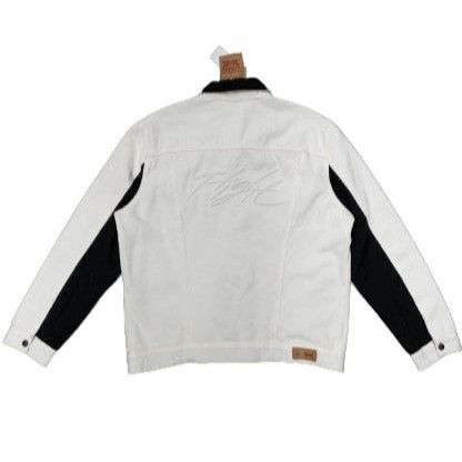Levi's Air Jordan x Levis Reversible White+Black Trucker Jacket Size US XL / EU 56 / 4 - 3 Thumbnail