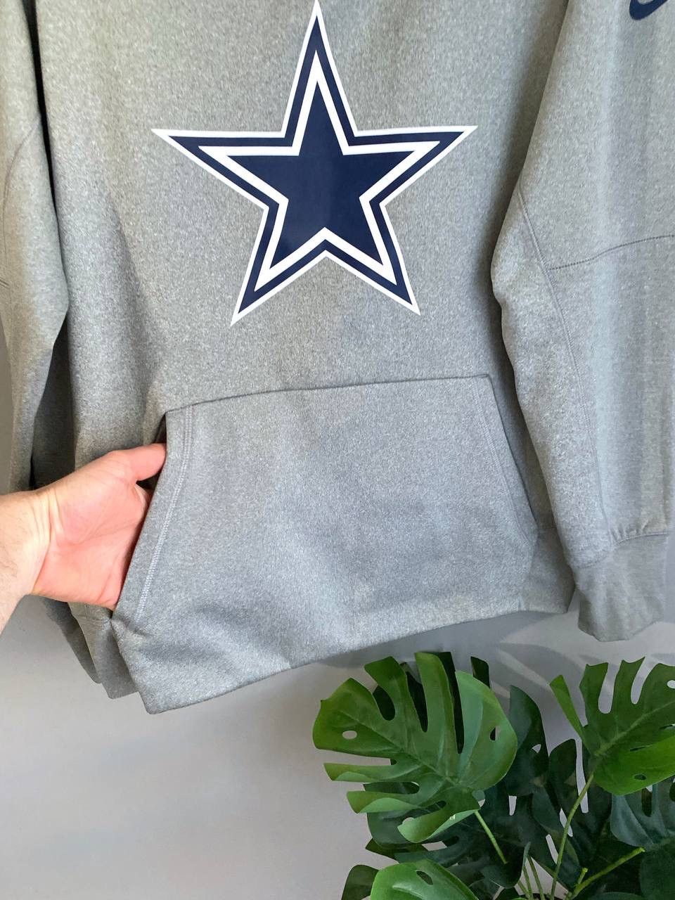 Nike Nike x NFL Dallas Cowboys Men's Therma Fit Gray Hoodie, Sz M Size US M / EU 48-50 / 2 - 7 Thumbnail