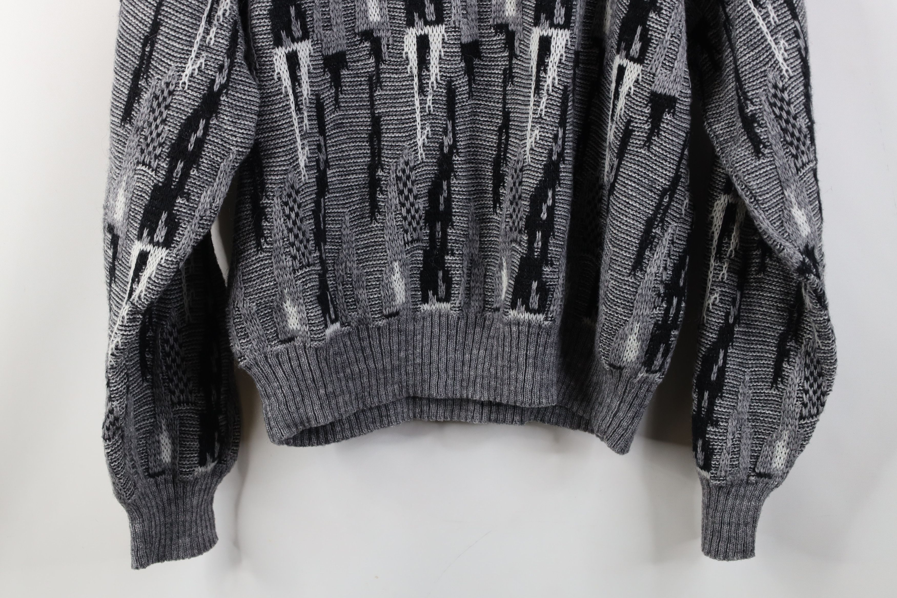 Vintage Vintage 90s Streetwear Wool Blend Knit Crewneck Sweater Size M / US 6-8 / IT 42-44 - 10 Thumbnail