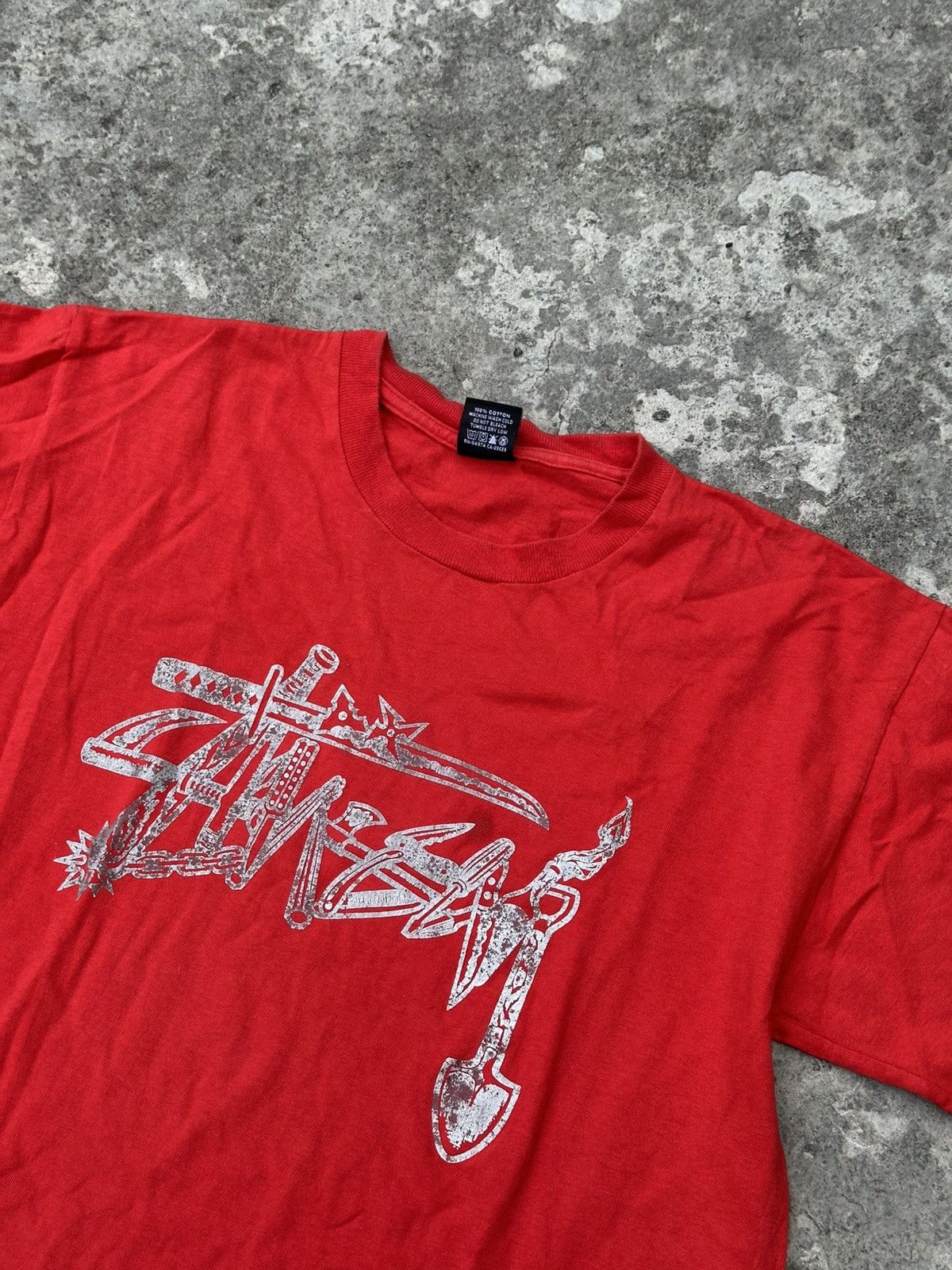 Stussy × Vintage Stussy “weapons” script Shirt Size US M / EU 48-50 / 2 - 2 Thumbnail