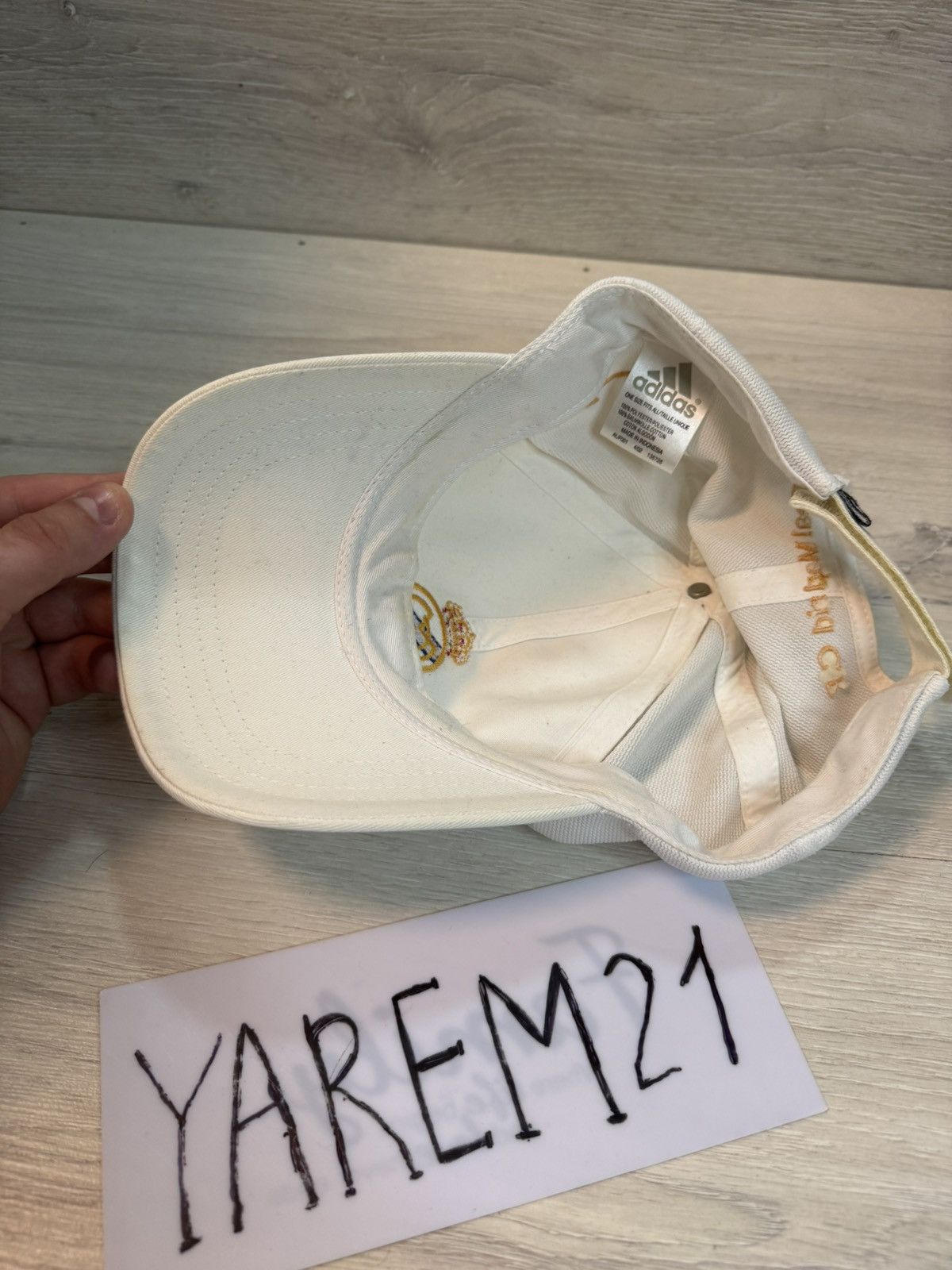 Adidas Real Madrid adidas vintage cap hat Size ONE SIZE - 6 Thumbnail