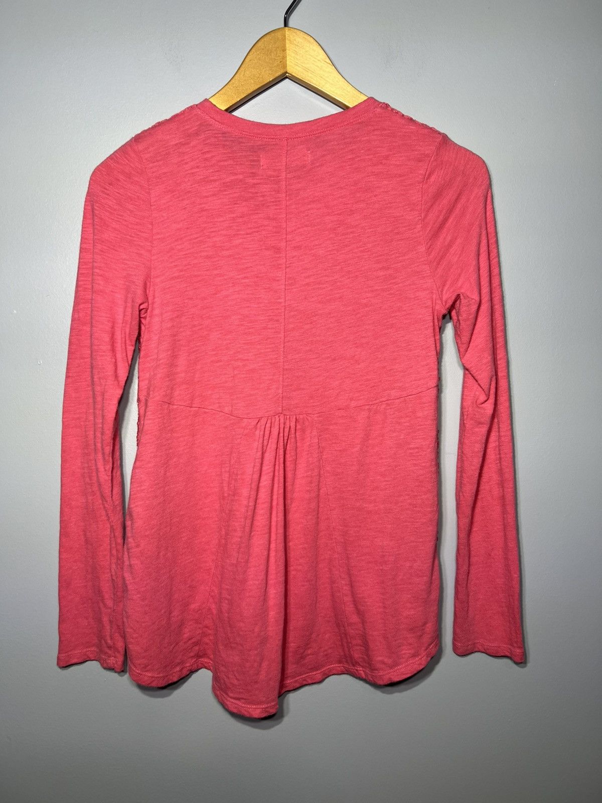 Abercrombie & Fitch Abercrombie Fitch LS T-Shirt Pink Floral Lace Moose logo Y2K Size S / US 4 / IT 40 - 4 Thumbnail