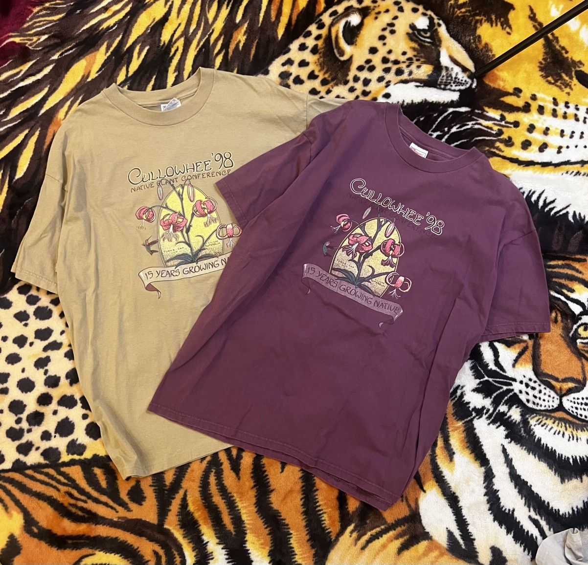Hanes × Vintage Lot of 2 / 1998 Native Plant Conference Tees Size US XL / EU 56 / 4 - 1 Thumbnail