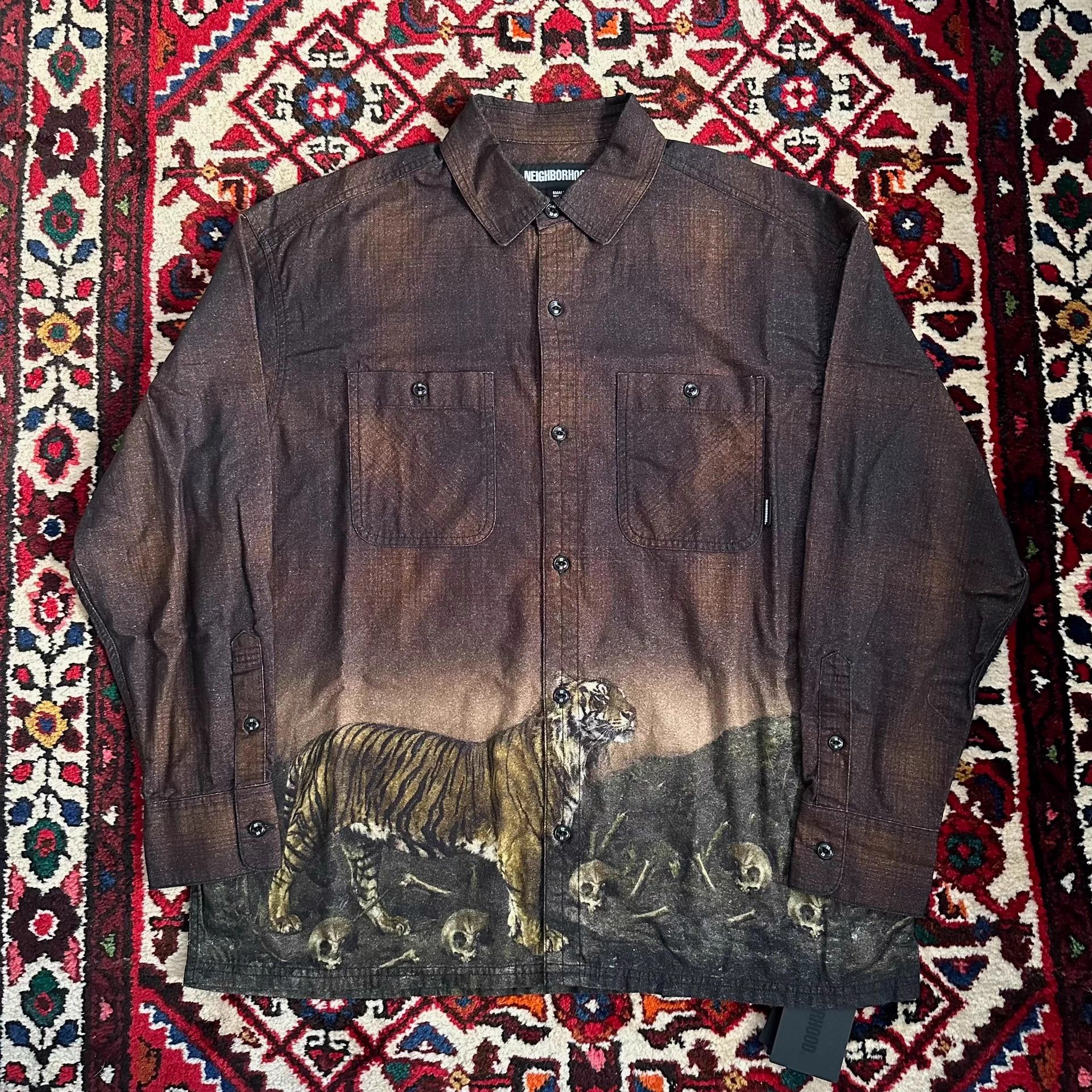 Neighborhood NEIGHBORHOOD 22aw Oil Painting Plaid Shirt Size US S / EU 44-46 / 1 - 1 Thumbnail