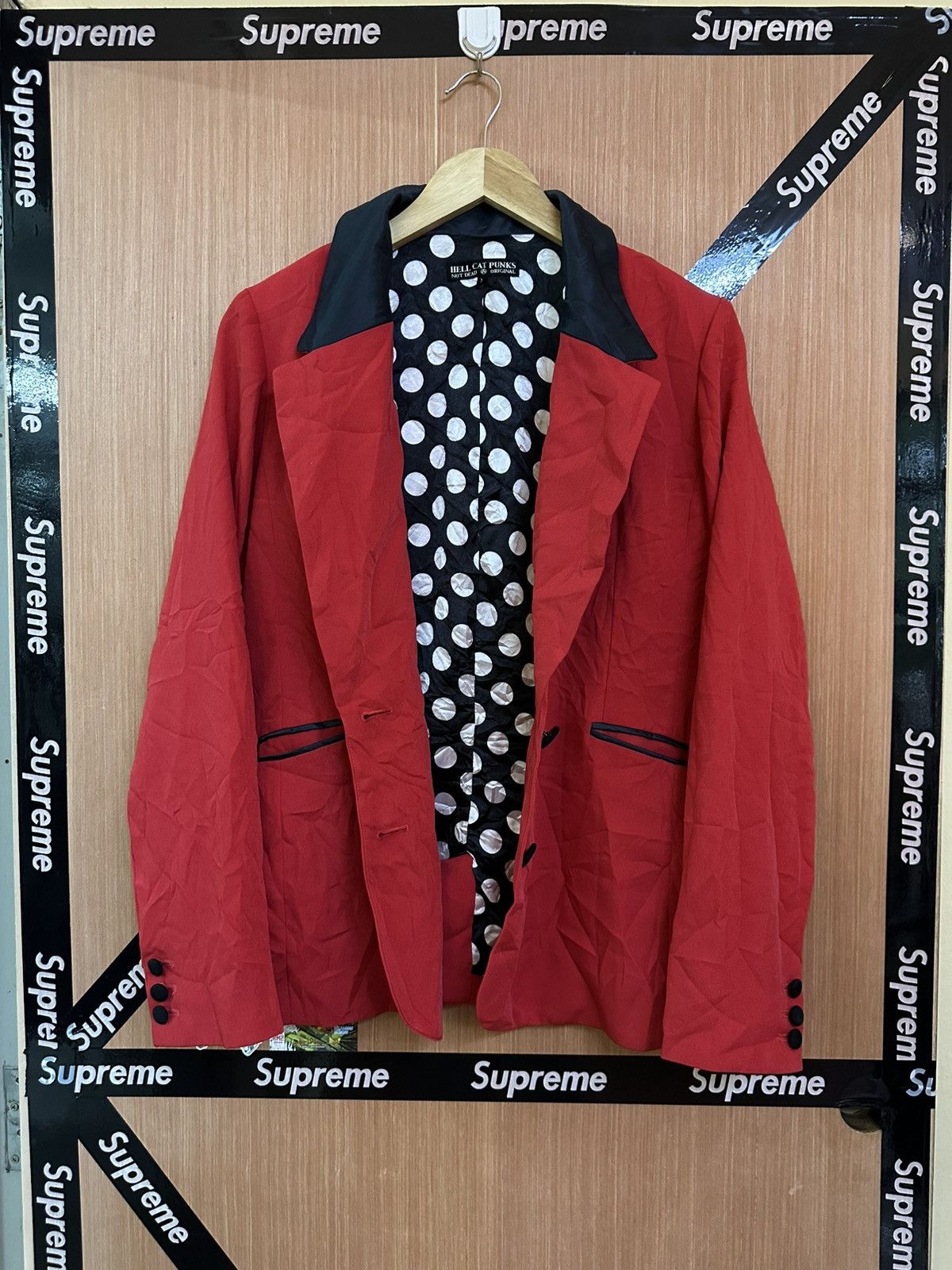 Japanese Brand Authentic Hell Cat Punks Polkadot Coats Size US S / EU 44-46 / 1 - 3 Thumbnail