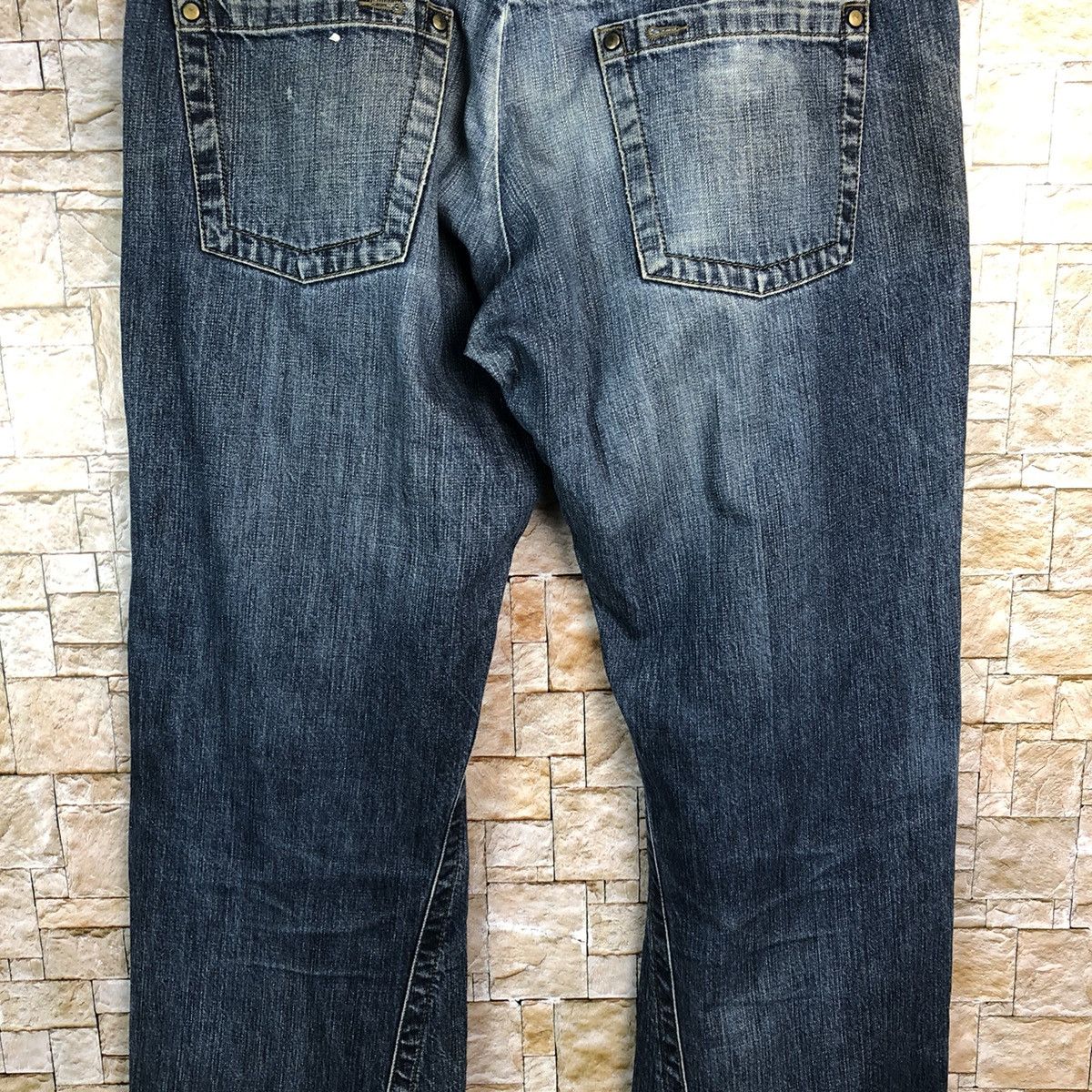 Emporio Armani Emporio Armani Blue ripped distressed Denim Pants #7582 Size US 40 / EU 56 - 15 Thumbnail