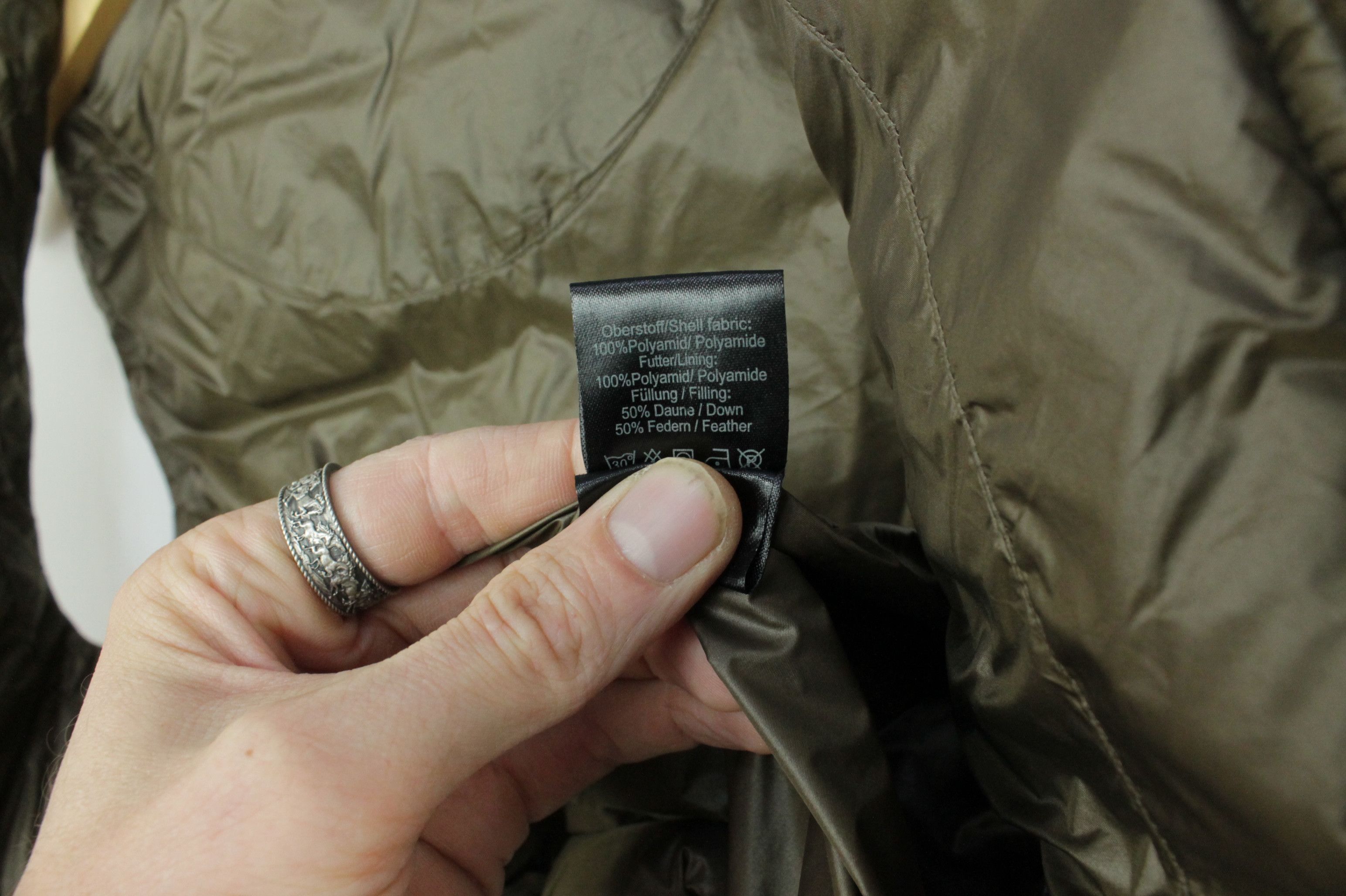 Joop! Joop! Puffer Vest Down Jacket Dark Khaki Women's Size XS / US 0-2 / IT 36-38 - 8 Thumbnail