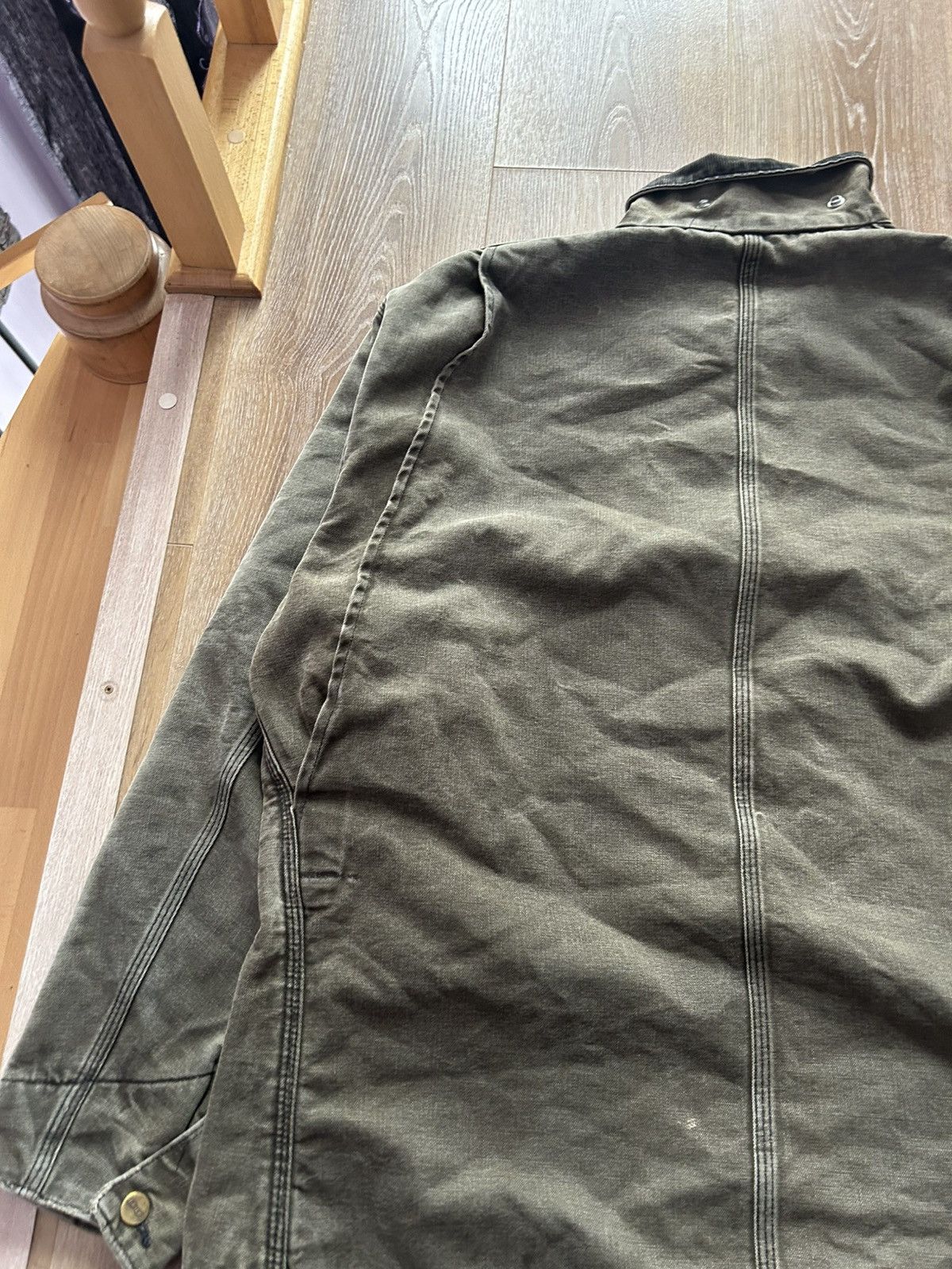 Carhartt Vintage Carhartt Jacket Men 46 C01 BLK Canvas Chore Blanket Size US XXL / EU 58 / 5 - 20 Thumbnail