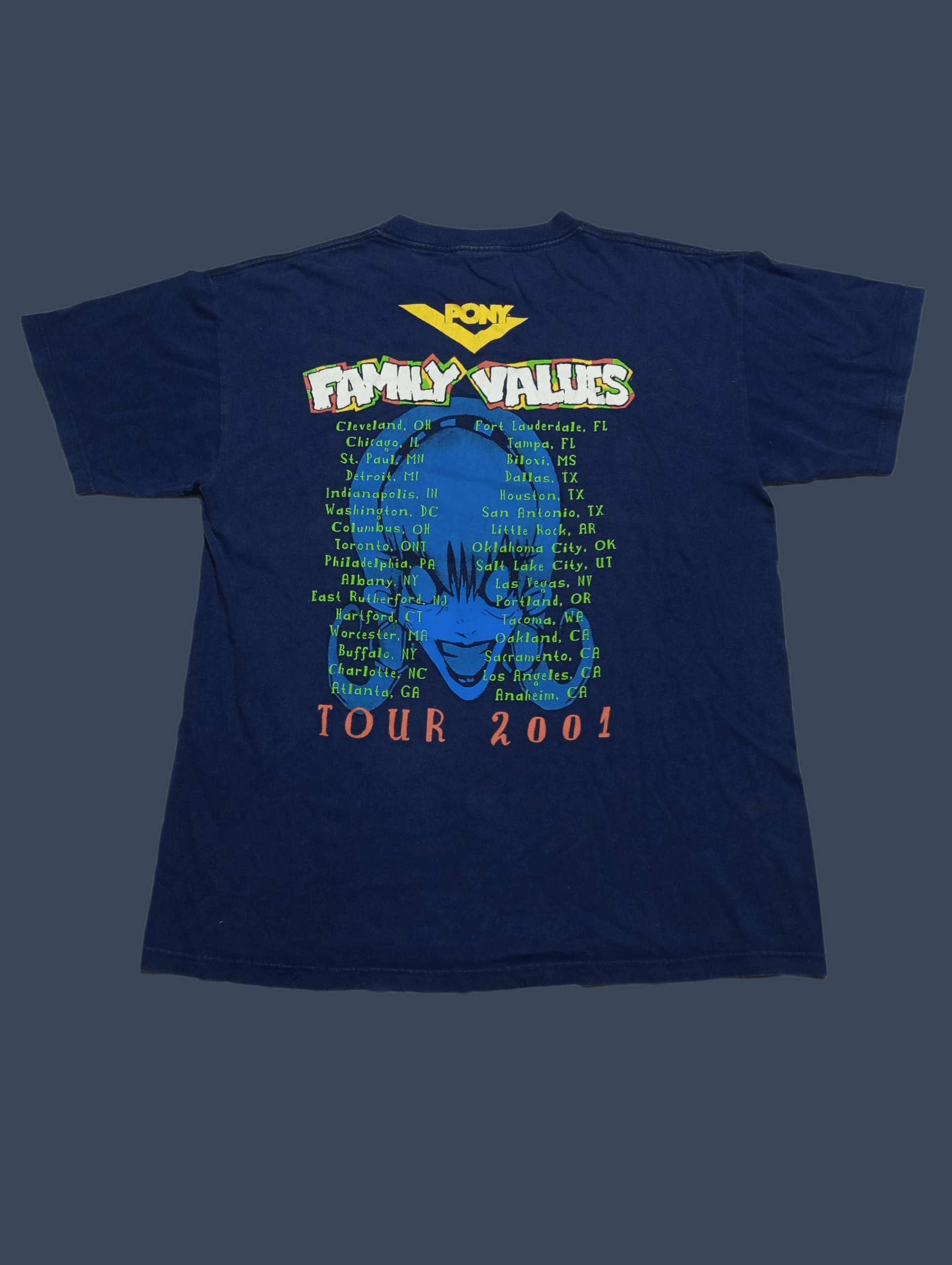 Band Tees Vintage Family Values Tour 2001 feat Linkin Park Shirt Size US L / EU 52-54 / 3 - 3 Thumbnail