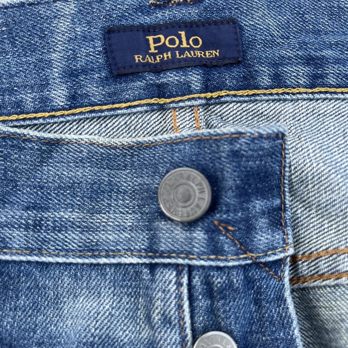 Polo Ralph Lauren 🔥 Polo Ralph Lauren Distressed Denim Vintage W35🔥 Size US 35 - 10 Thumbnail