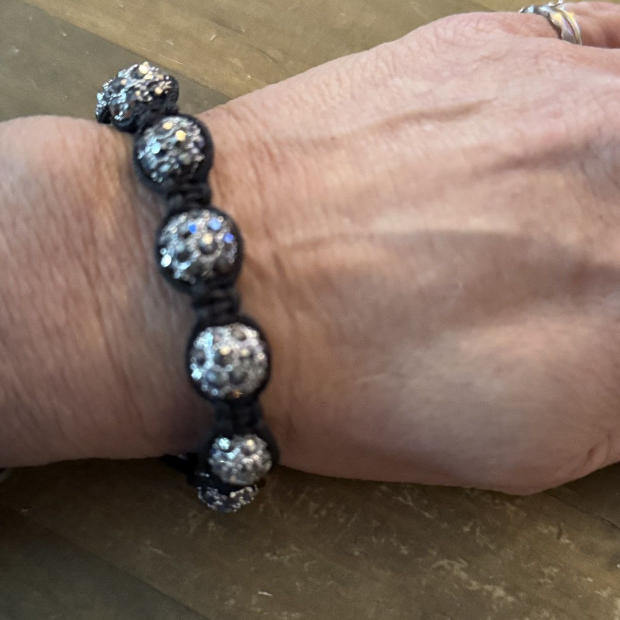 Other Black hematite Shamballa bracelet Size ONE SIZE - 4 Thumbnail