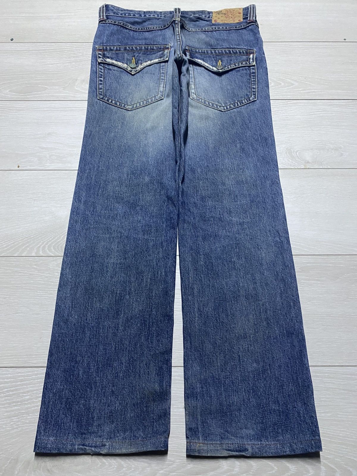 PPFM × The Smiths Vintage Perfomance Ppfm Custom Distressed Jeans Size US 32 / EU 48 - 2 Thumbnail