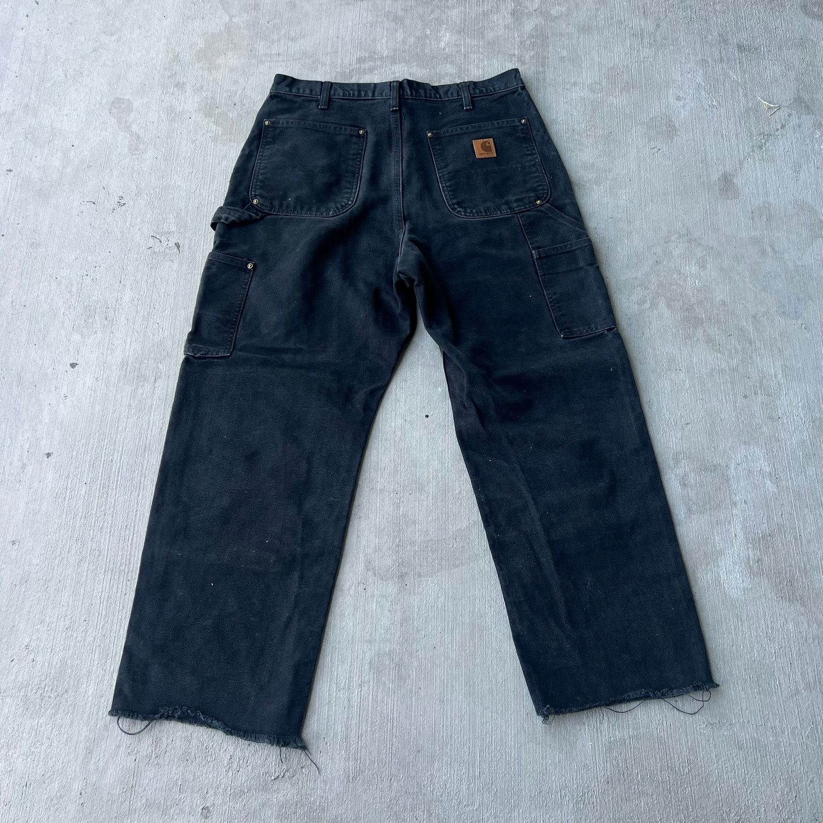 Carhartt × Vintage Carhartt black double knee work wear carpenter pants Size US 32 / EU 48 - 4 Thumbnail