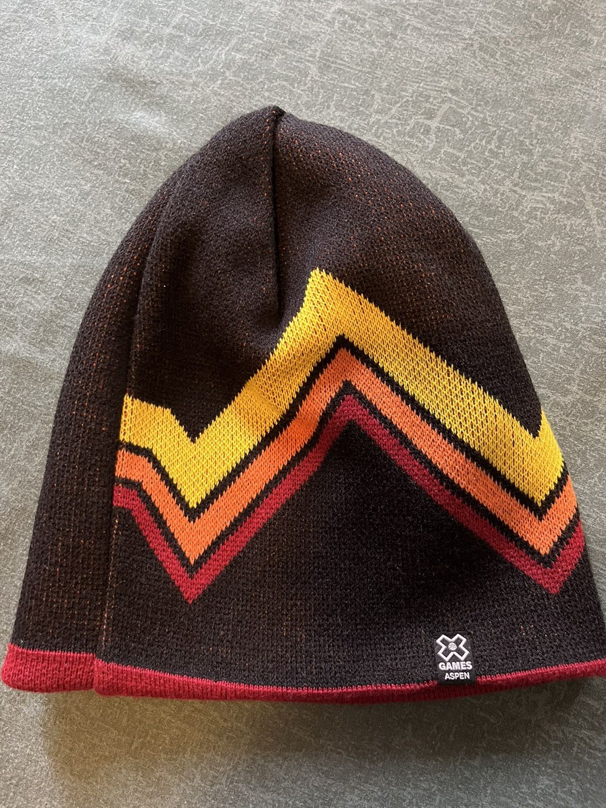 Other X Games Aspen reversible y2k style beanie red, brown new Size ONE SIZE - 3 Thumbnail