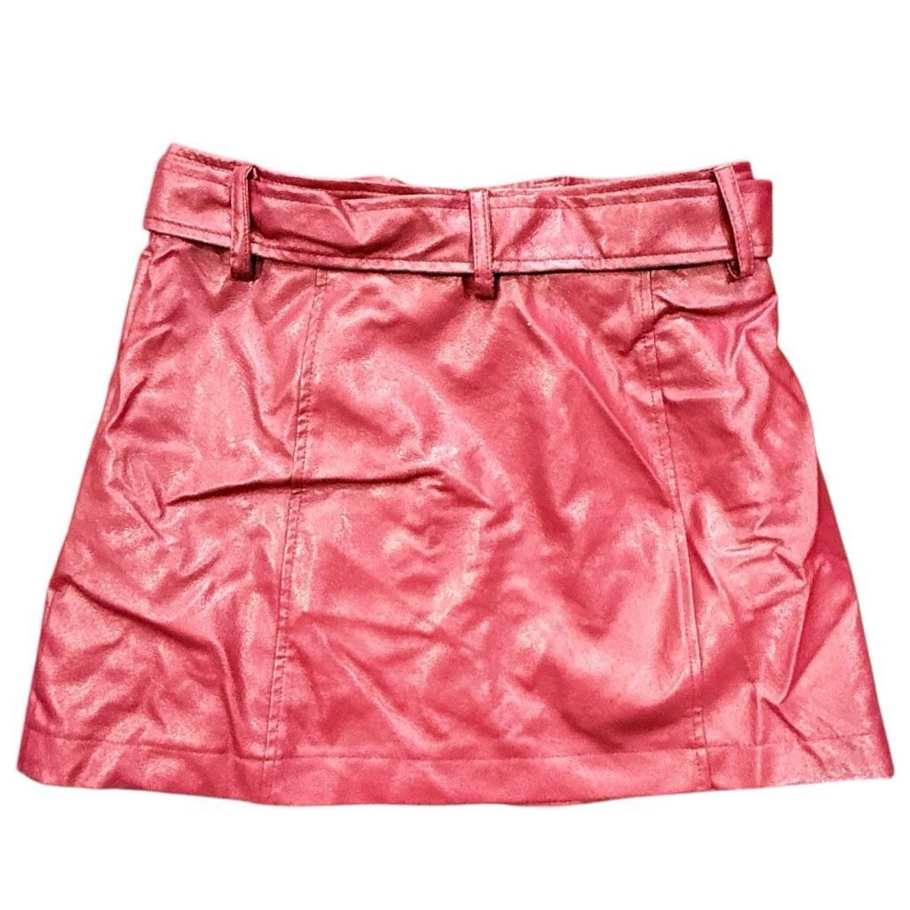 Ferrari FERRARI Vintage Ferrari Maroon Red Faux Leather Mini Skirt B Size 24" / US 00 / IT 34 - 7 Thumbnail
