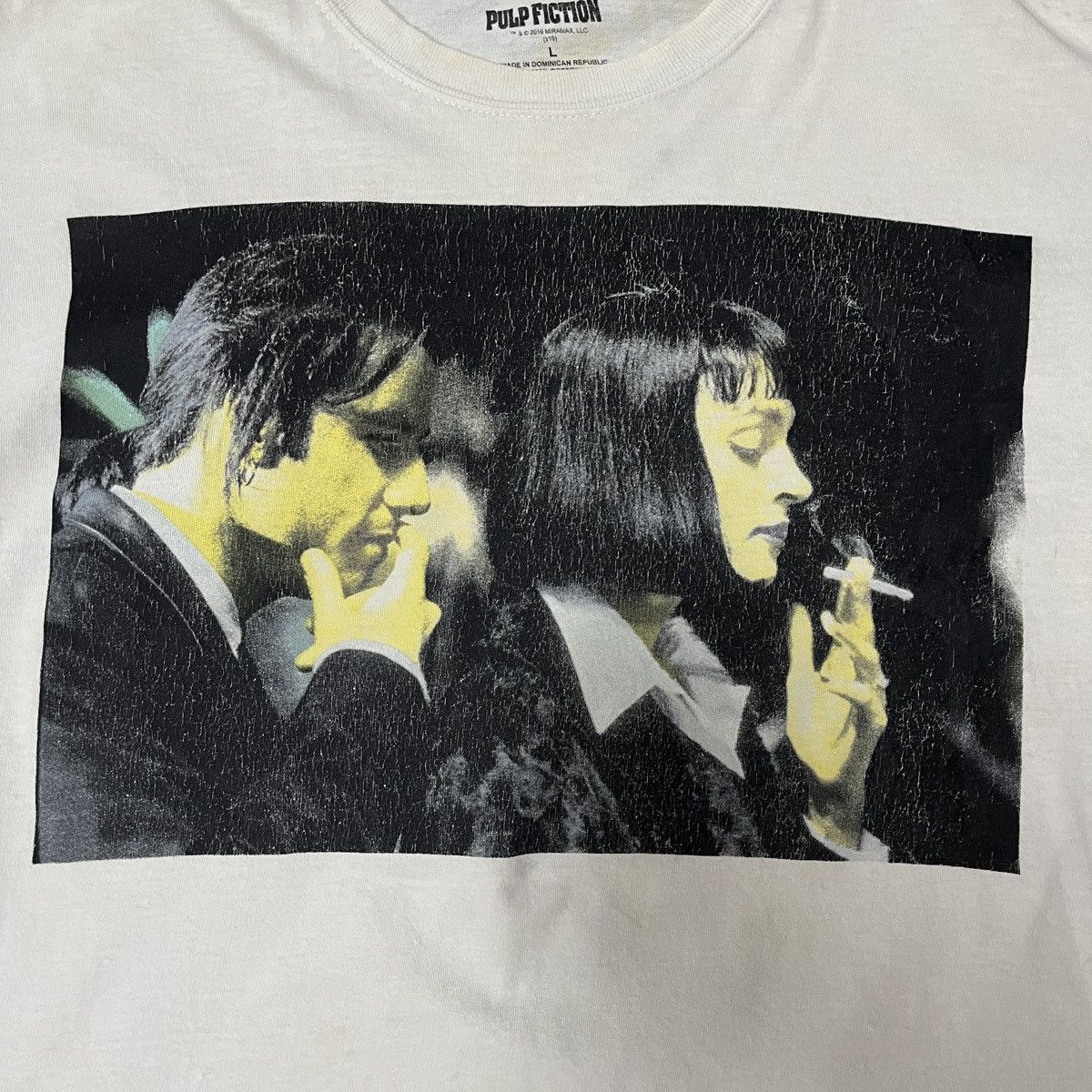 Other Pulp Fiction Movie John Travolta Uma Thurman TShirt Size US L / EU 52-54 / 3 - 14 Thumbnail