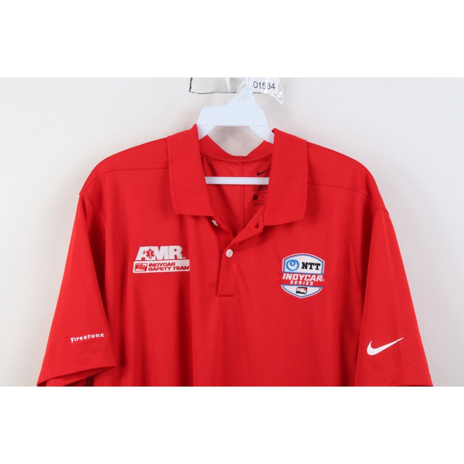 Nike New Nike NTT Indycar Series AMER Safety Team Polo Size US L / EU 52-54 / 3 - 2 Thumbnail