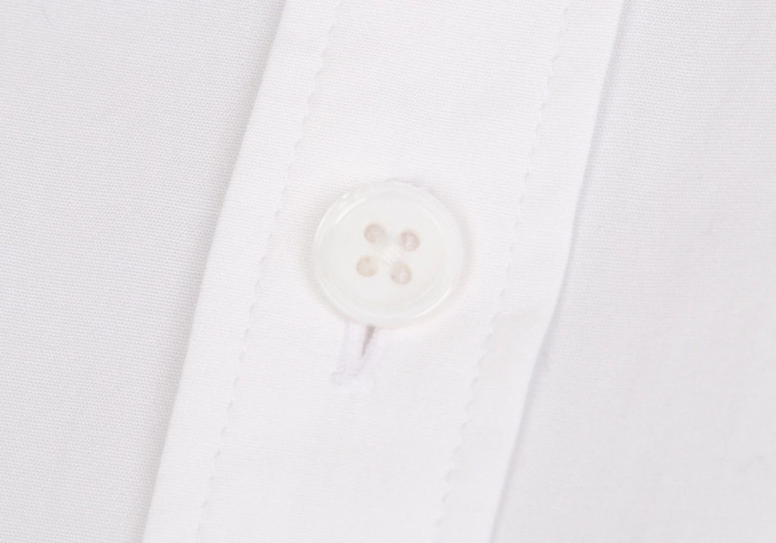 Yohji Yamamoto Cotton Long Sleeve Shirt in White with Sleeve Detail Size US S / EU 44-46 / 1 - 4 Thumbnail