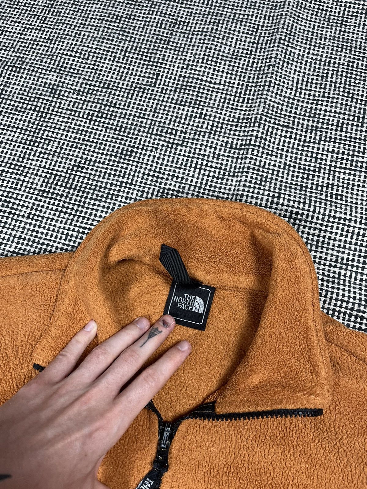 The North Face 90s vintage tnf orange zip up fleece polar the north face Size US M / EU 48-50 / 2 - 4 Thumbnail