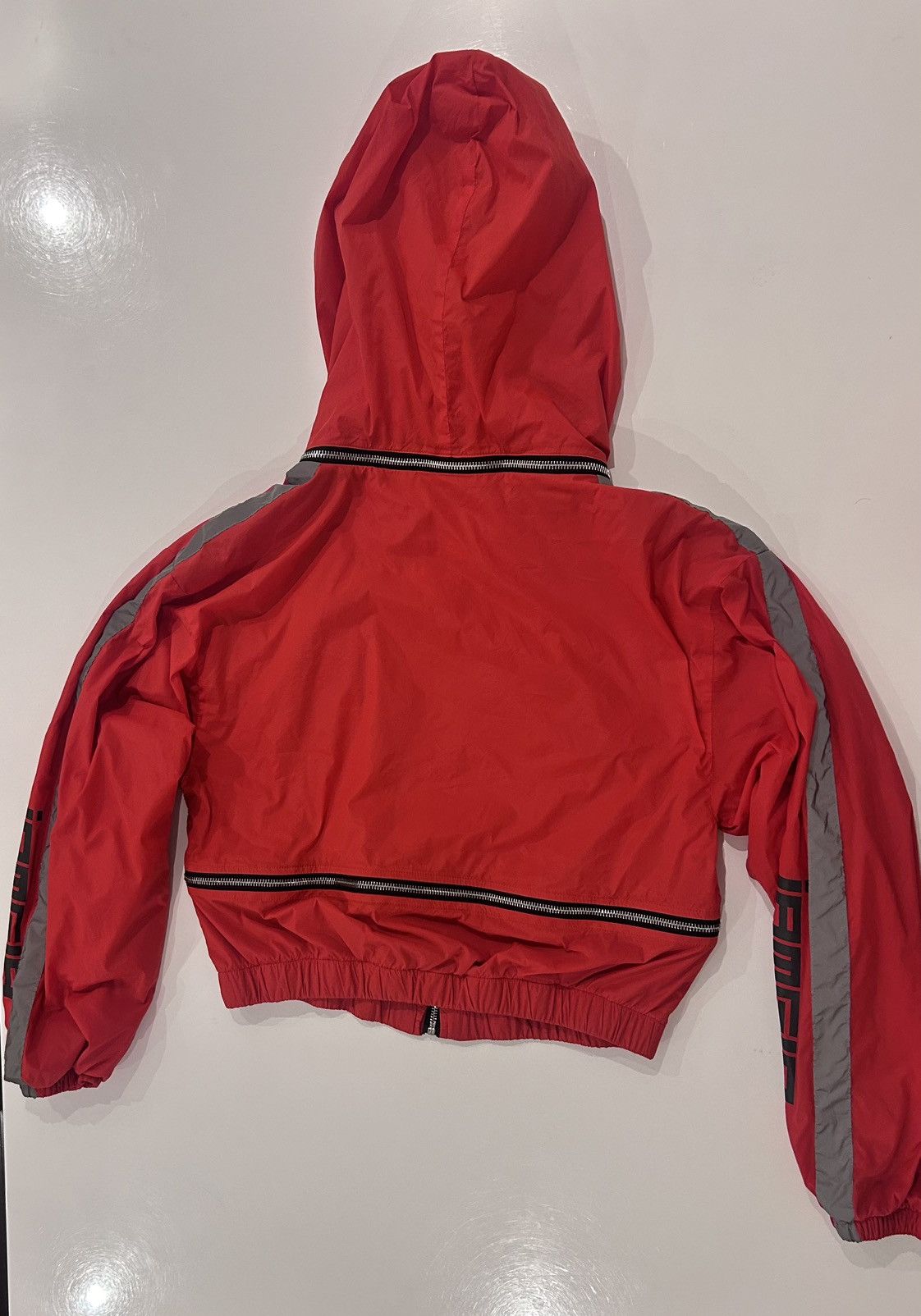 I.AM.GIA LAM.GIA Red & Hooded Silver Reflective Windbreaker (Medium) Size M / US 6-8 / IT 42-44 - 6 Thumbnail