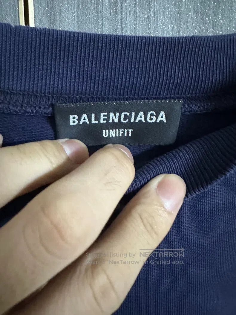 Balenciaga Balenciaga Navy Ski Sweatshirt Size US S / EU 44-46 / 1 - 2 Thumbnail