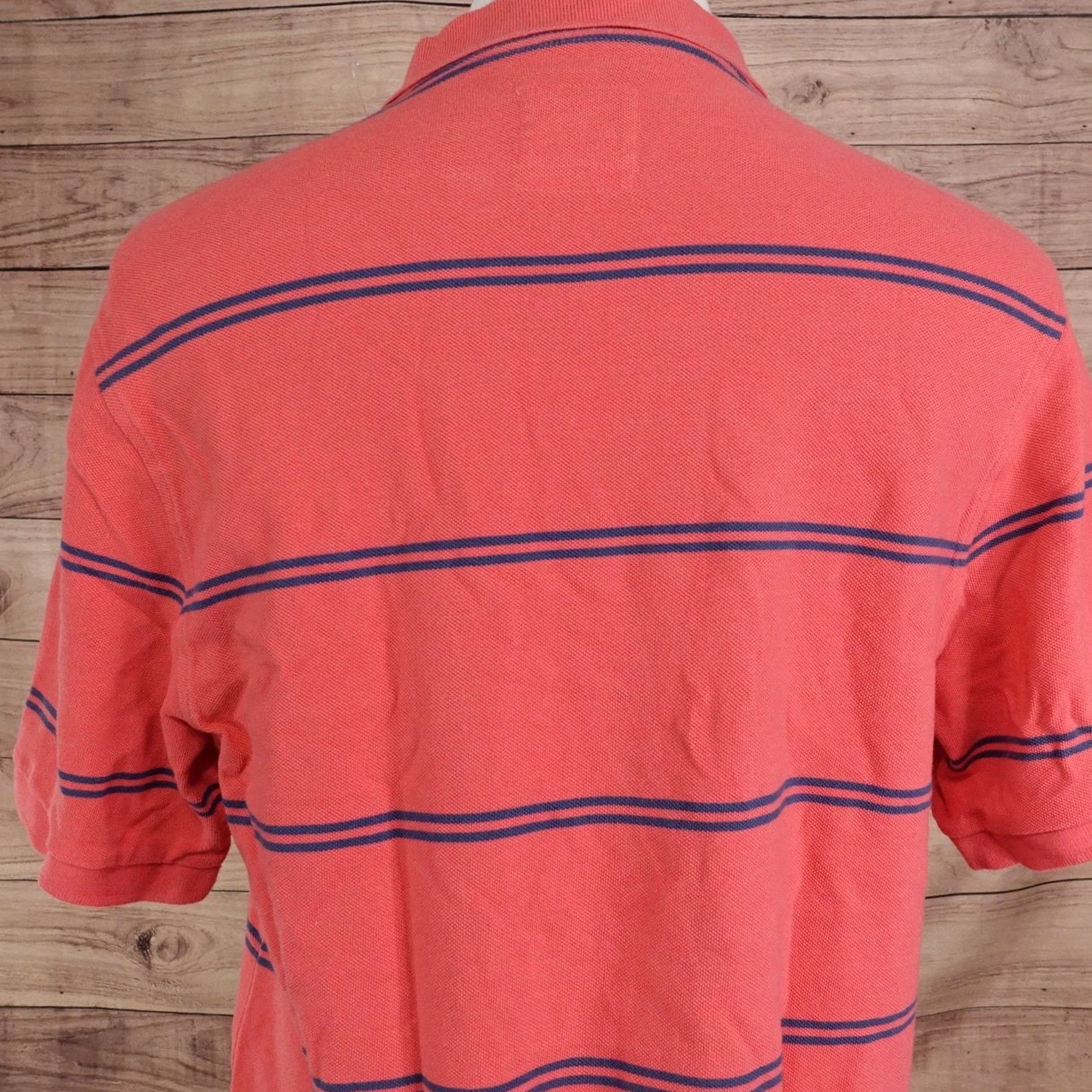 J.Crew J.CREW Polo Shirt Mens L Striped 100% Cotton Collared Short Sleeve Casual Polo Shirt Navy Stripe Pattern Size US L / EU 52-54 / 3 - 5 Thumbnail
