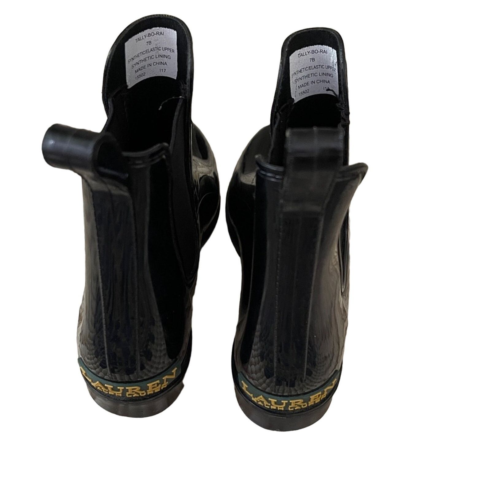 Lauren Ralph Lauren Lauren Ralph Lauren Tally Chelsea Rain Boot Black Size 7 Size US 7 / IT 37 - 3 Thumbnail