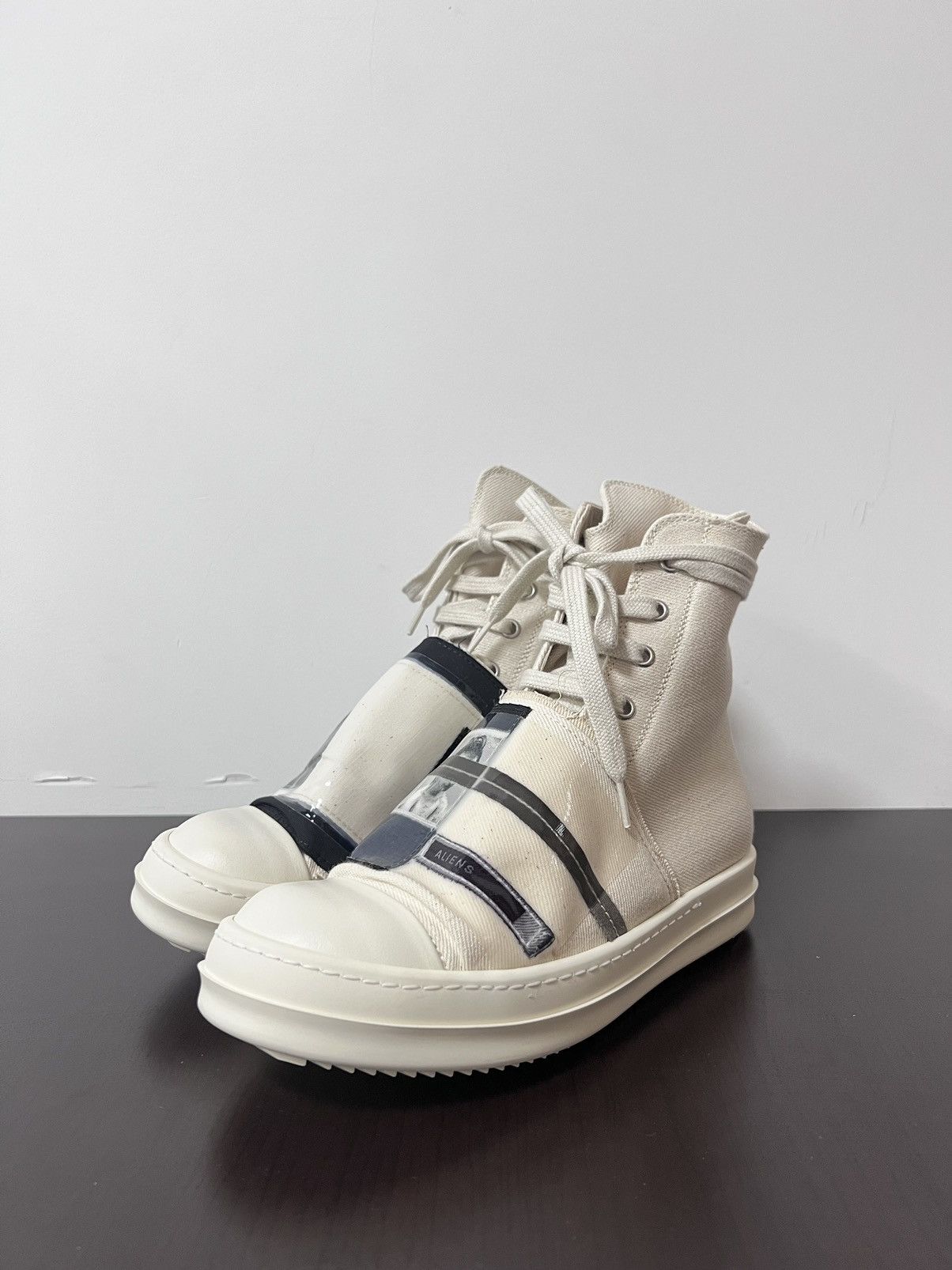 Rick Owens Drkshdw Rick owens drkshdw patch ramones high top sneakers sz35 Size US 5 / IT 35 - 4 Thumbnail