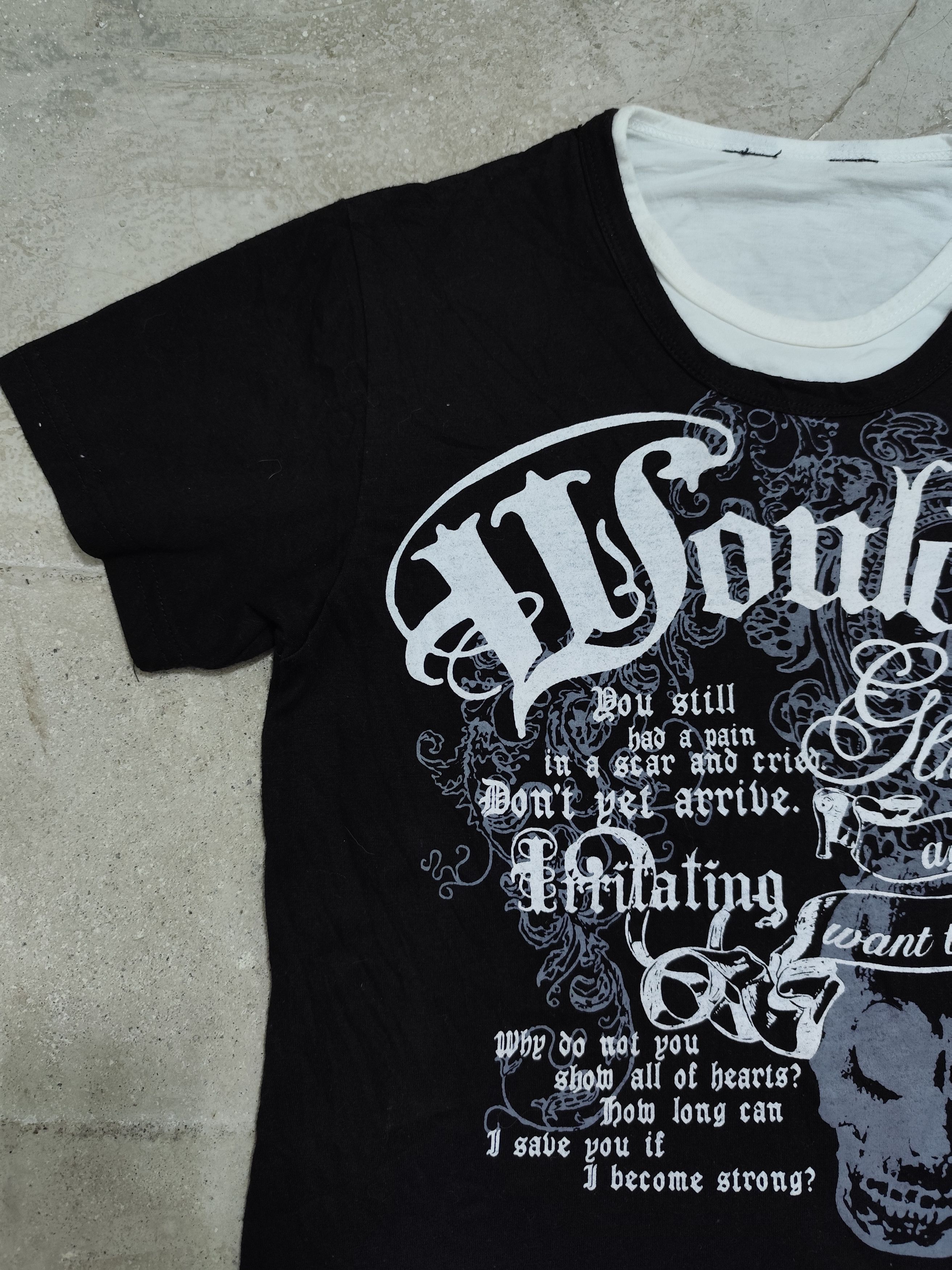If Six Was Nine Ifsixwasnine style gothic style poem shirt Size US S / EU 44-46 / 1 - 2 Thumbnail