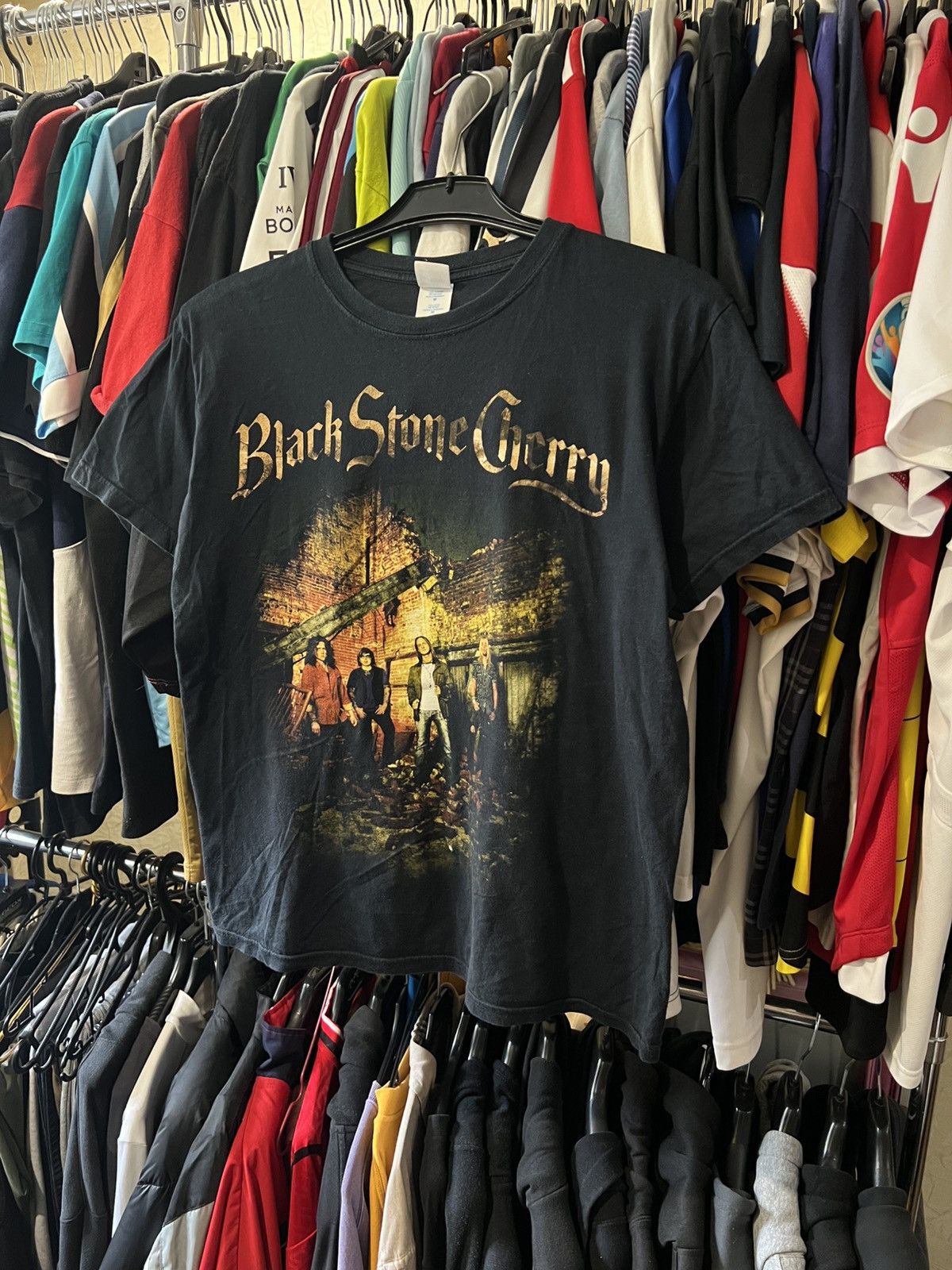 Other 2014 BLACK STONE CHERRY SUMMER TOUR AOP BAND ROCK T SHIRT Size US M / EU 48-50 / 2 - 2 Thumbnail