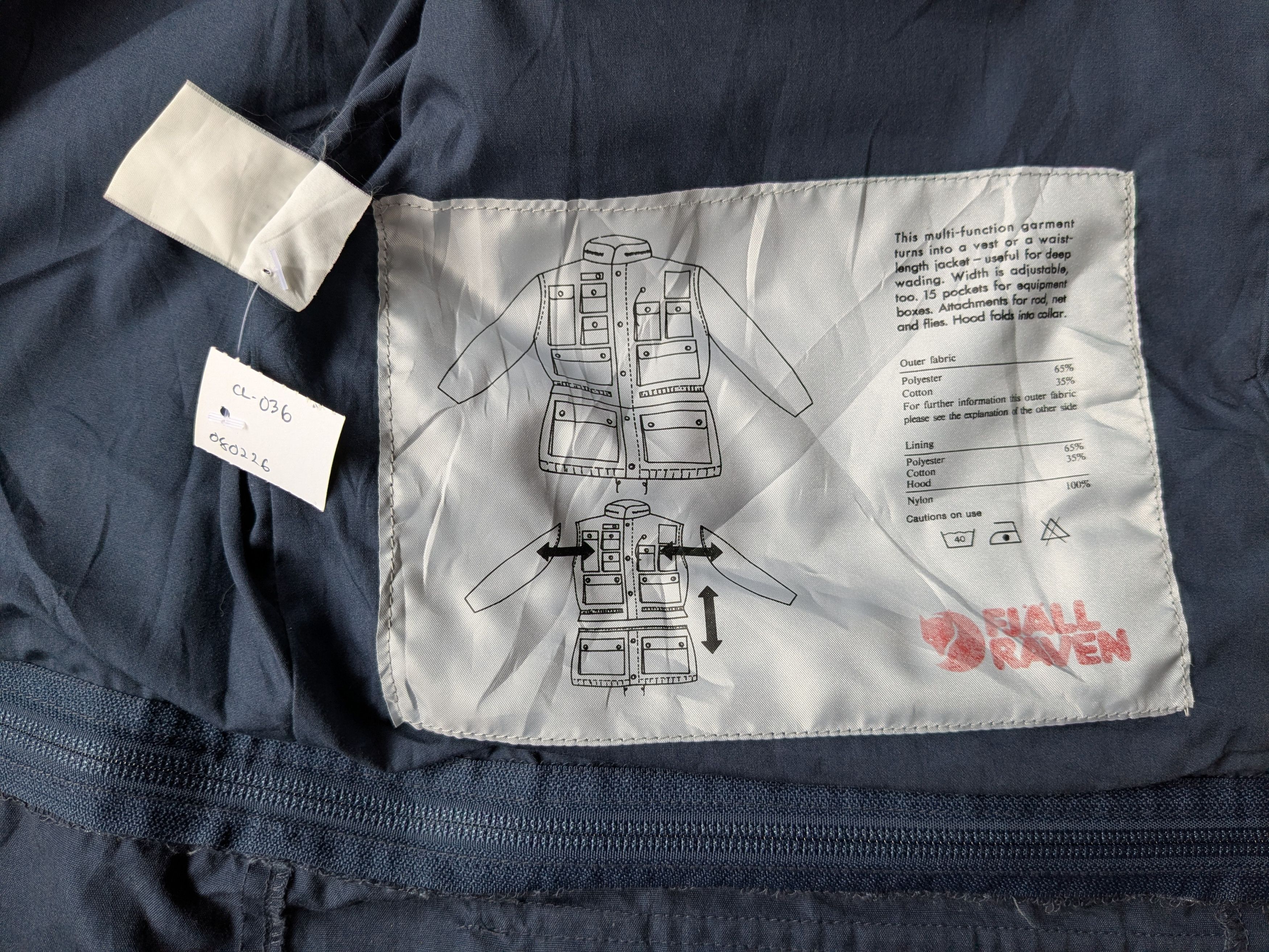 Fjallraven Fjallraven tactical 15 pocket outdoor jacket navy blue Size US M / EU 48-50 / 2 - 11 Thumbnail