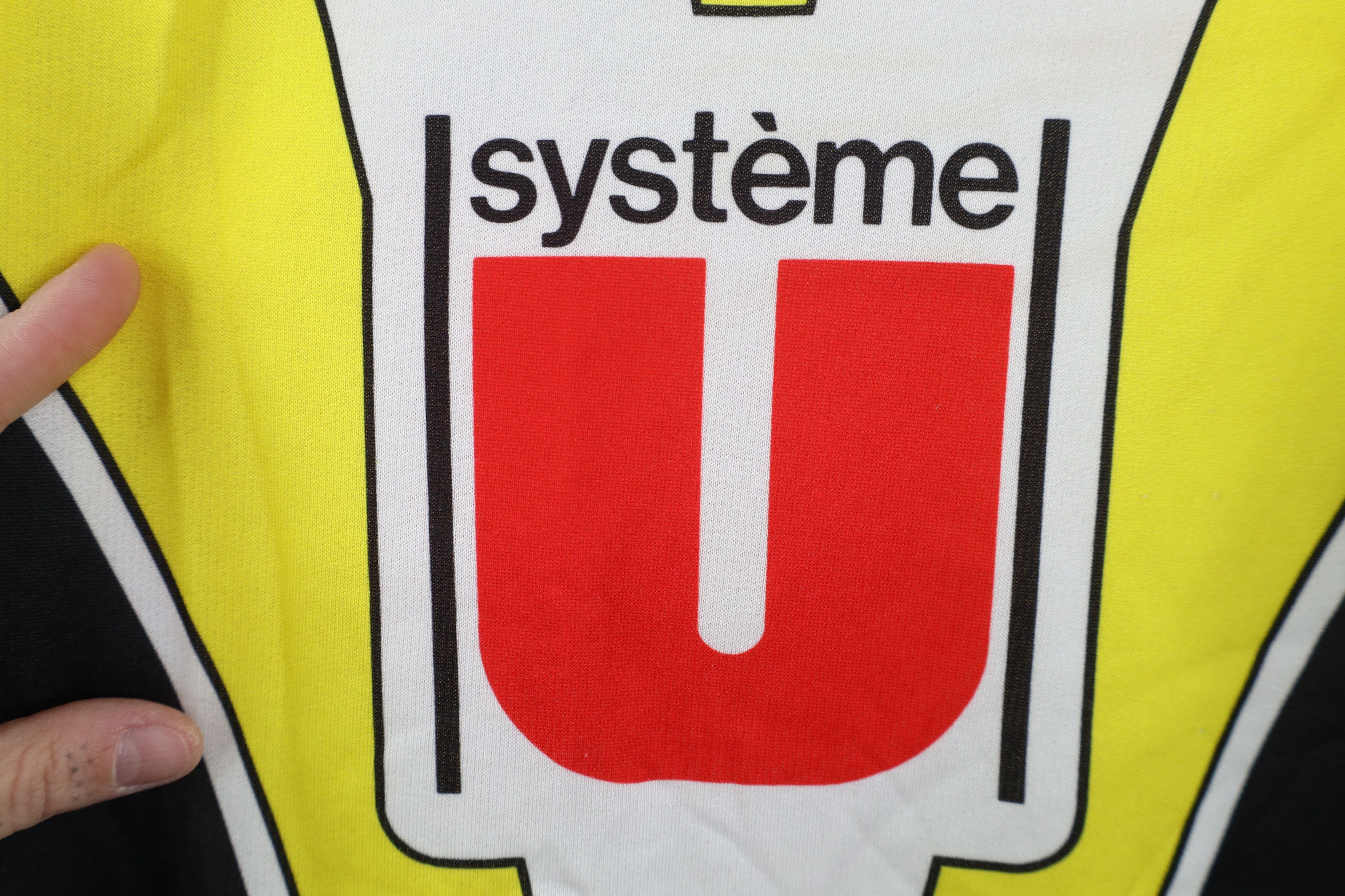 Vintage Vintage 80s 90s Systeme U Italy Team Cycling Bicycle Jersey Size US M / EU 48-50 / 2 - 13 Thumbnail