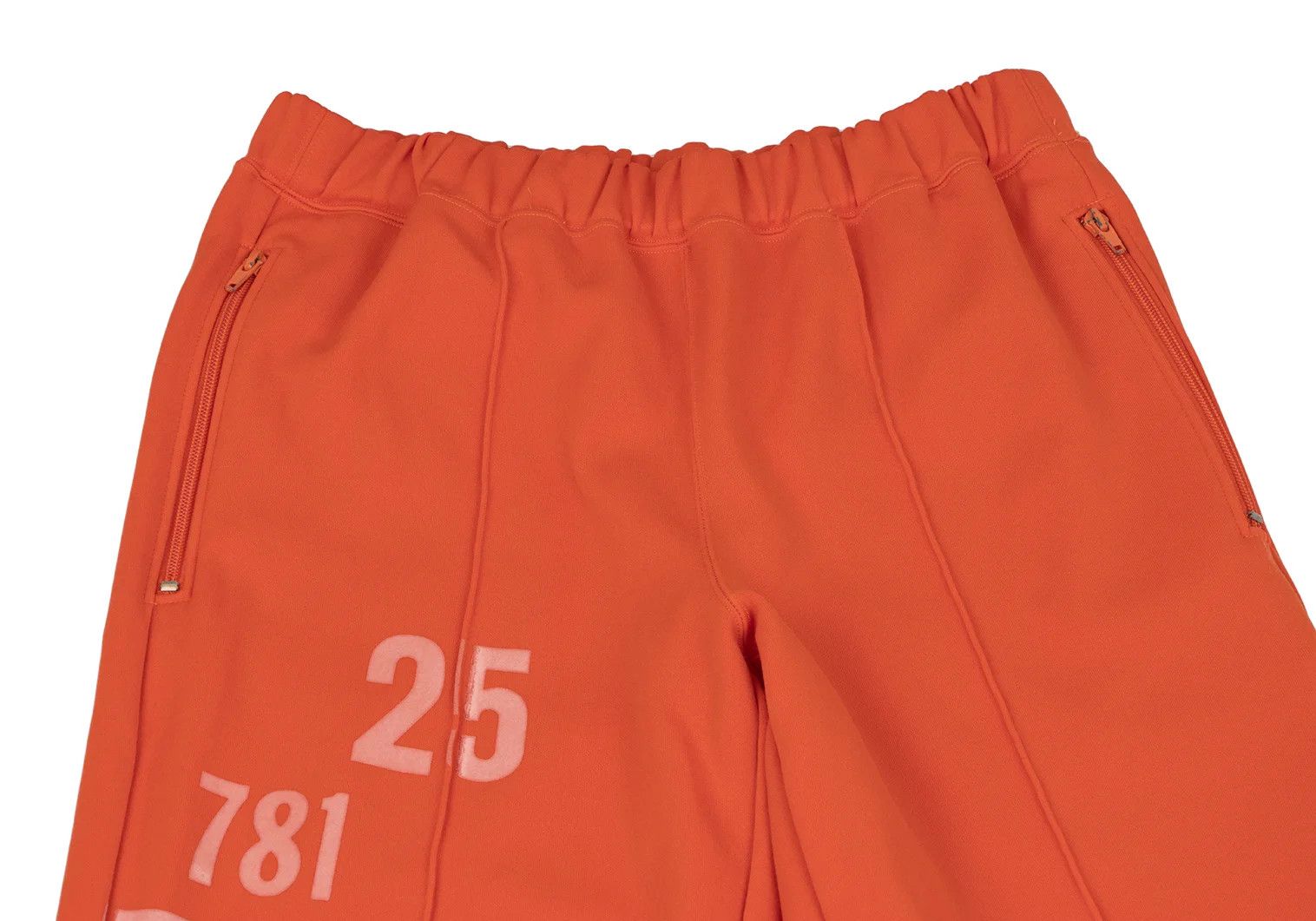 Comme des Garcons Homme Plus Numbering Track Pants in Orange Size L Size US 38 / EU 54 - 3 Thumbnail