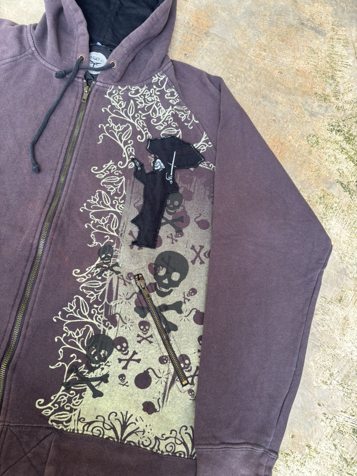 Hysteric Glamour Dragonelu Rock N Roll Vision Skull Ifsixwasnine Punk Style Size US L / EU 52-54 / 3 - 3 Thumbnail