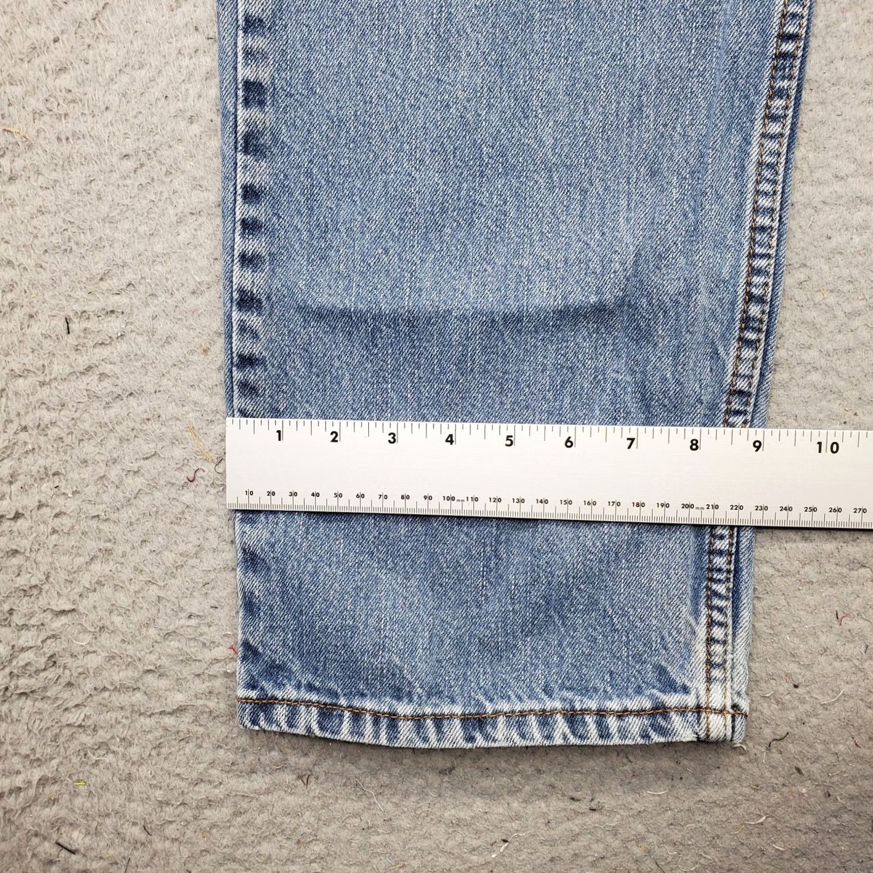 Levi's Levi's 505 Straight Jeans Mens 38x29 Blue Denim Regular Fit Streetwear Red Tab Jeans Mens Size 38 Blue Denim Regular Fit 5-Pocket Design Size US 38 / EU 54 - 5 Thumbnail
