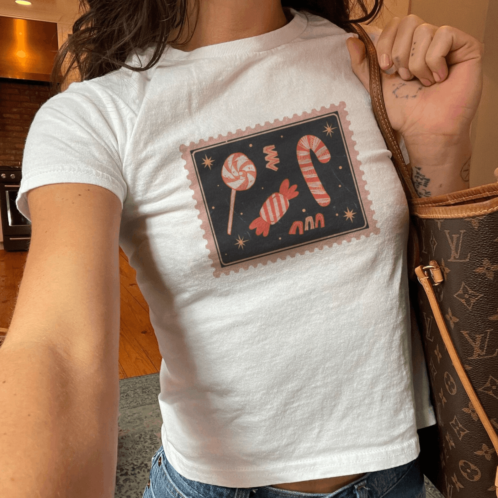 Other Coquette Cowboy Boots Baby Tee Size M / US 6-8 / IT 42-44 - 1 Thumbnail